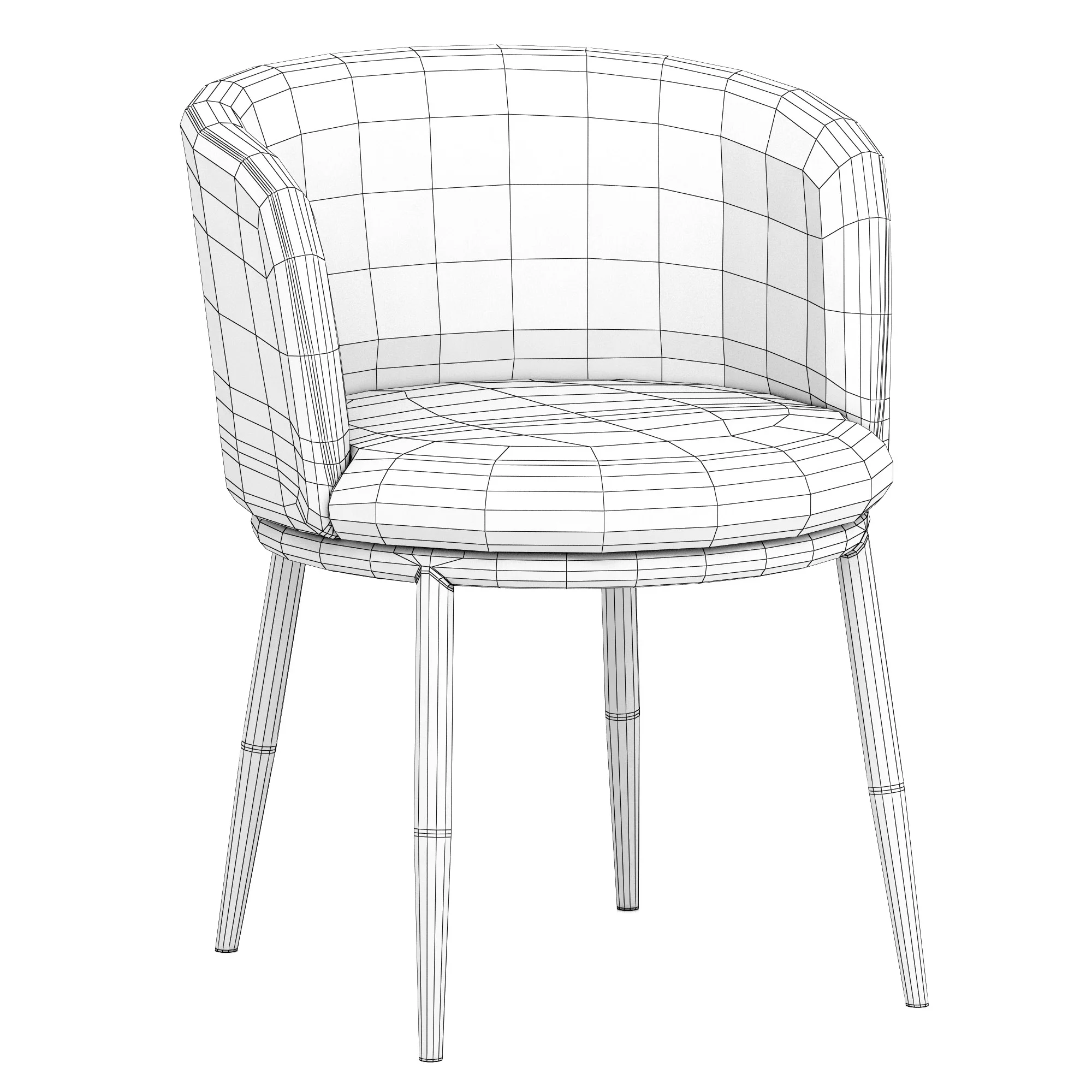 Eichholtz Dining Chair Filmore — 3D model preview 11