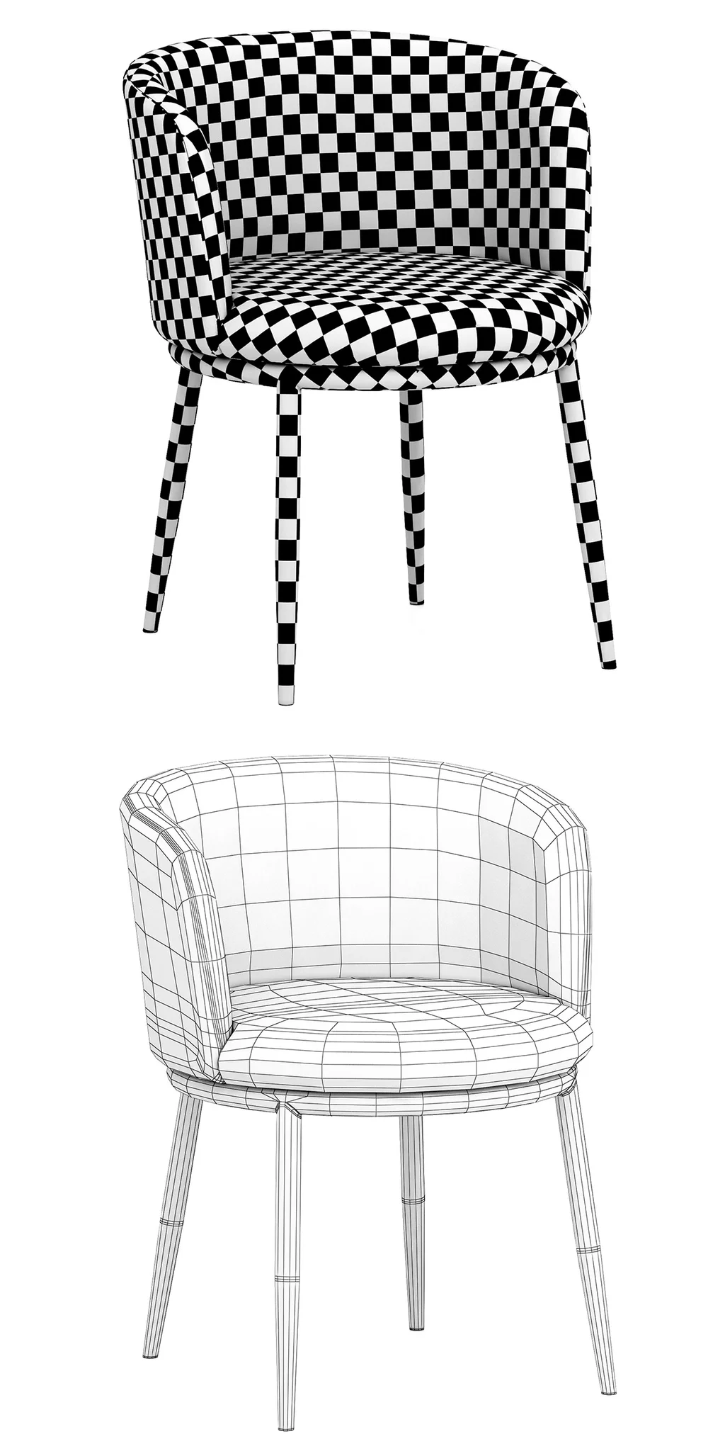 Eichholtz Dining Chair Filmore — 3D model preview 13
