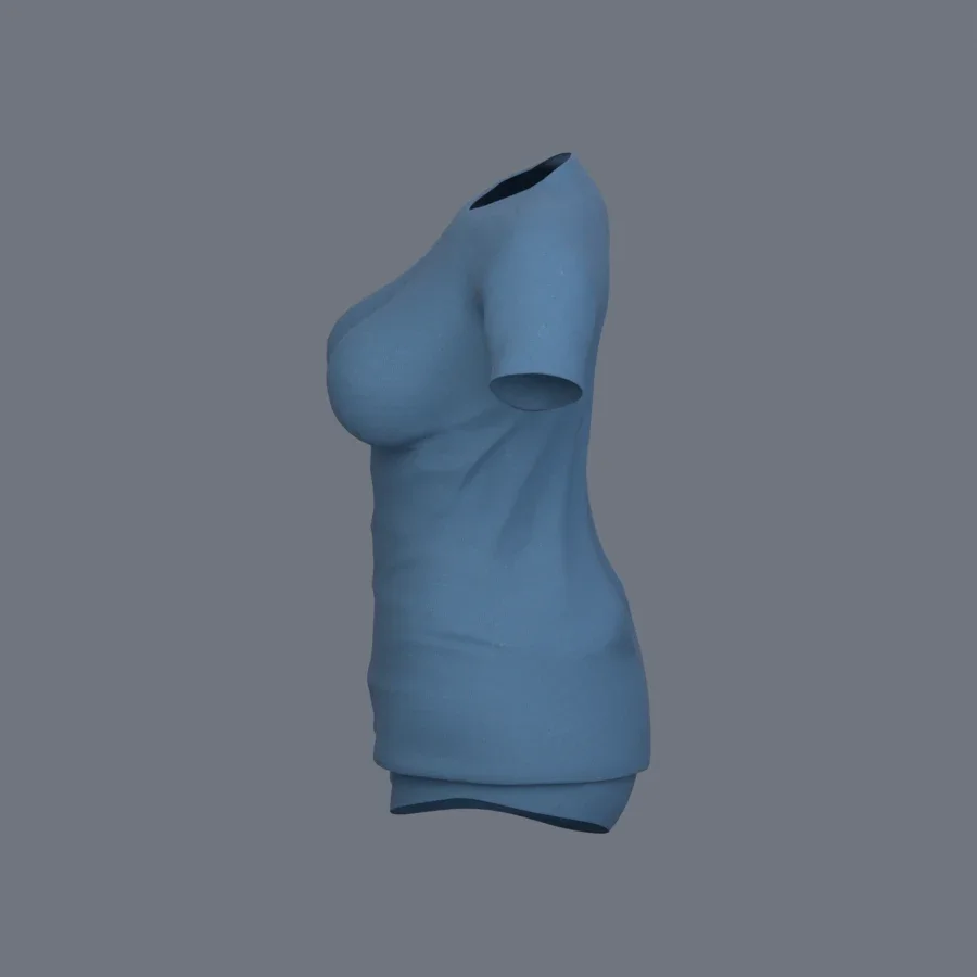 Korean Girl Sportswear, 3D model preview 3