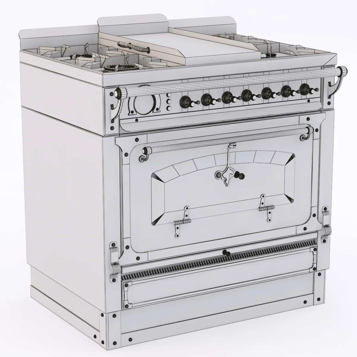 Restart ELG104 Cooking Block 90 Felix Royal — 3D model preview 4