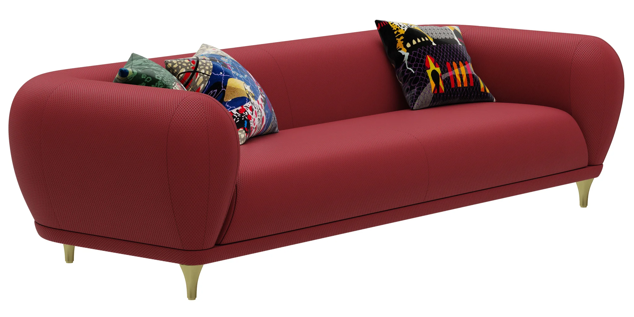 Roche Bobois MONTGOLFIERE Large 4 Seat Sofa — 3D model preview 1