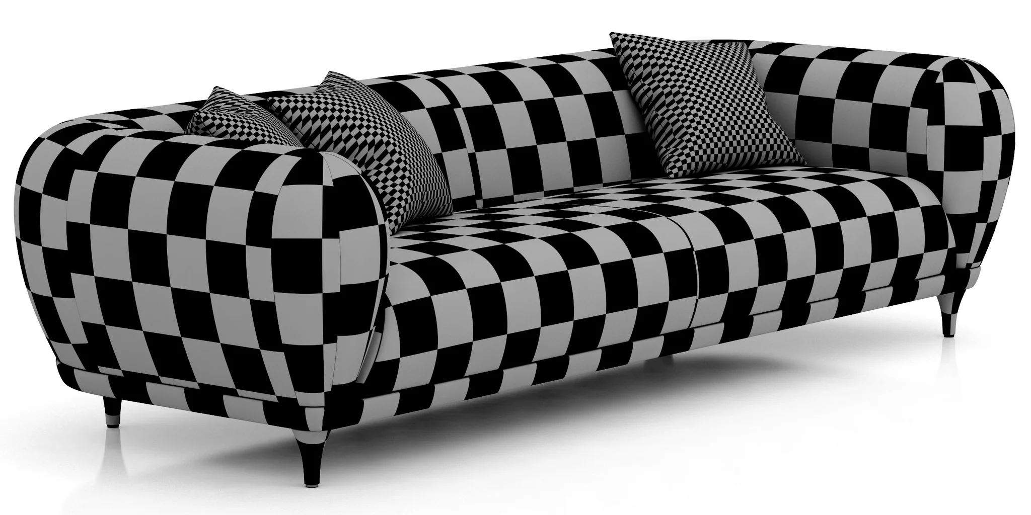 Roche Bobois MONTGOLFIERE Large 4 Seat Sofa — 3D model preview 11