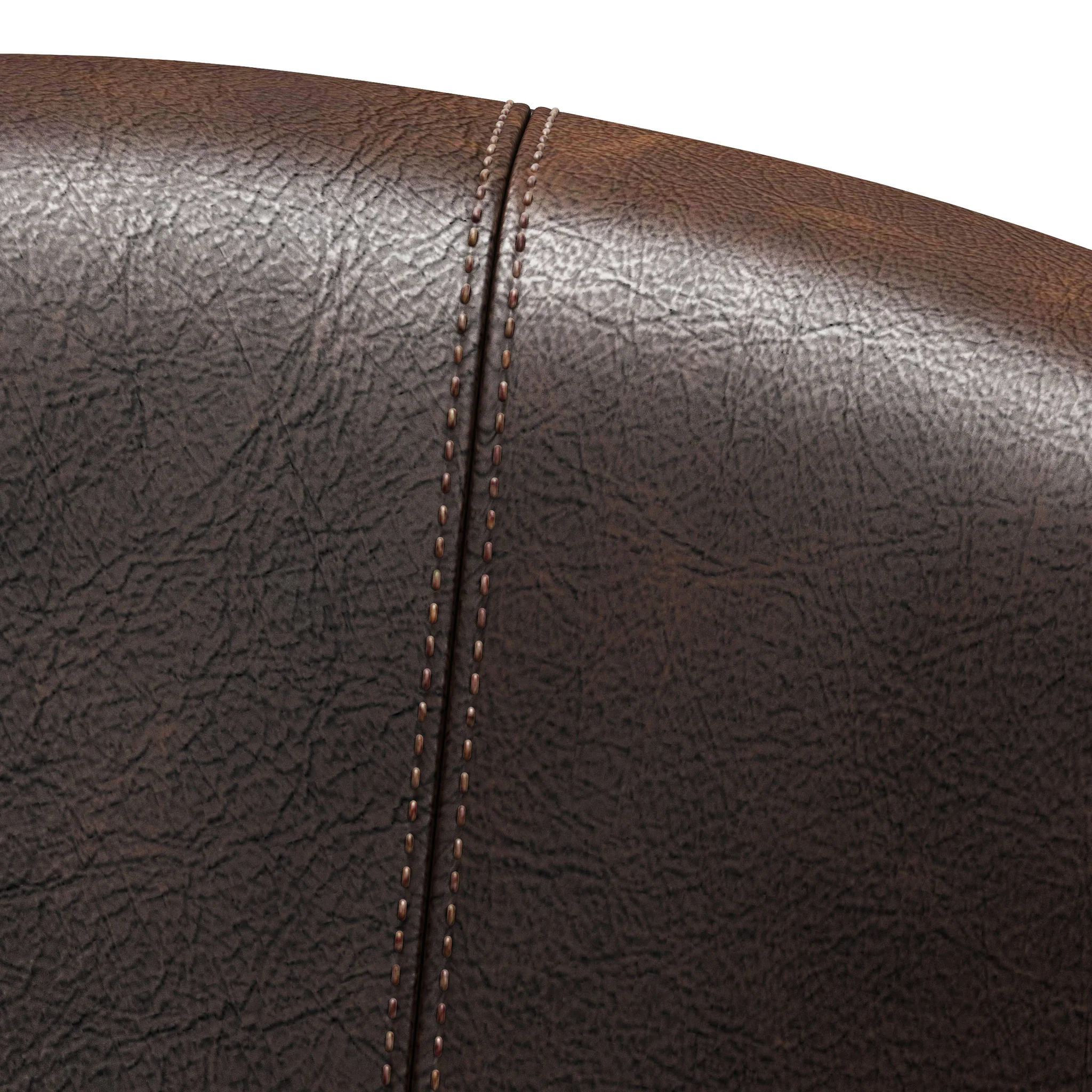 Restoration Hardware Arden Leather Swivel Chair — 3D model preview 3