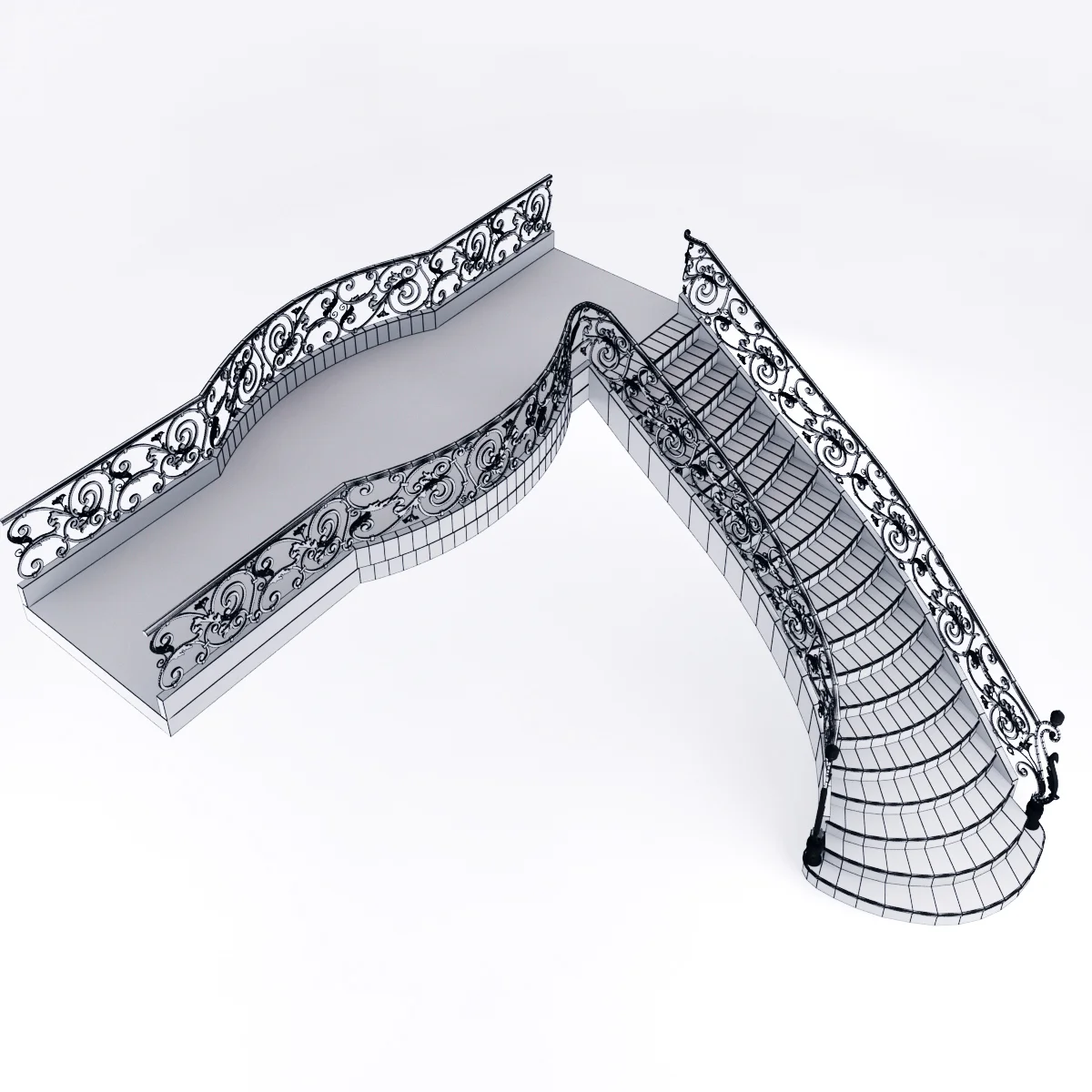Stairs7 — 3D model preview 5