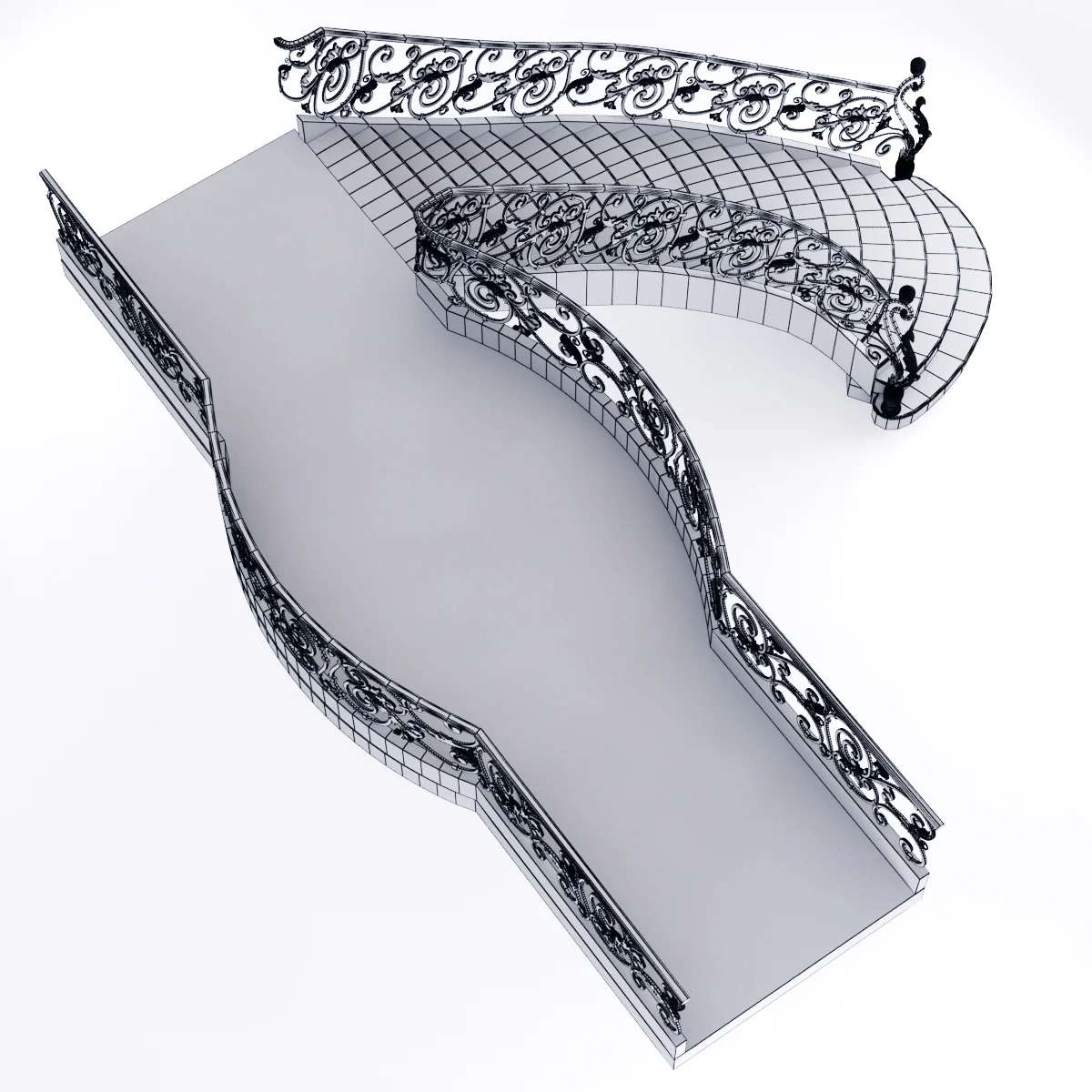 Stairs7 — 3D model preview 7