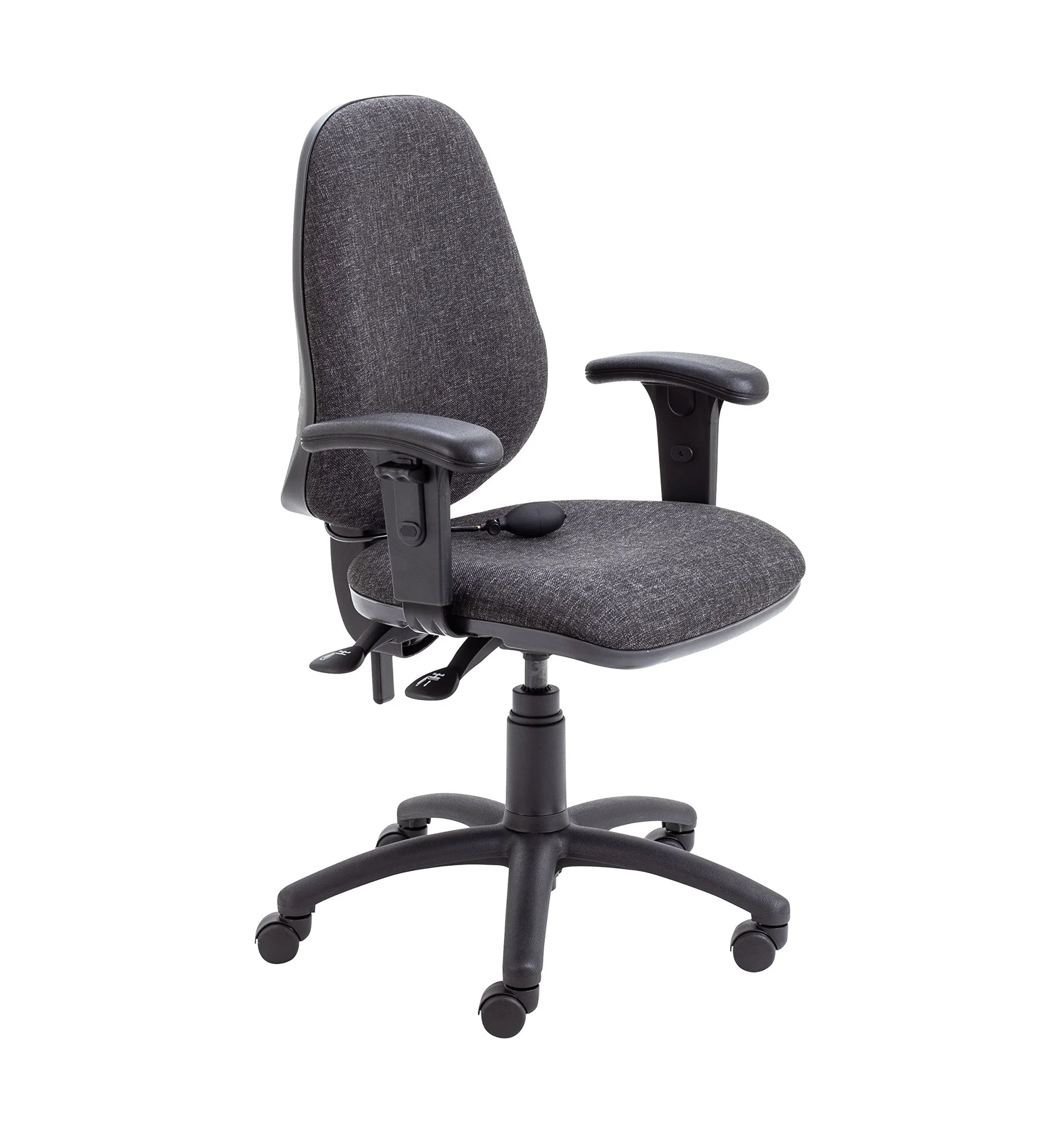 Ergonomic Office Chair with Adjustable Arms and Lumbar Support