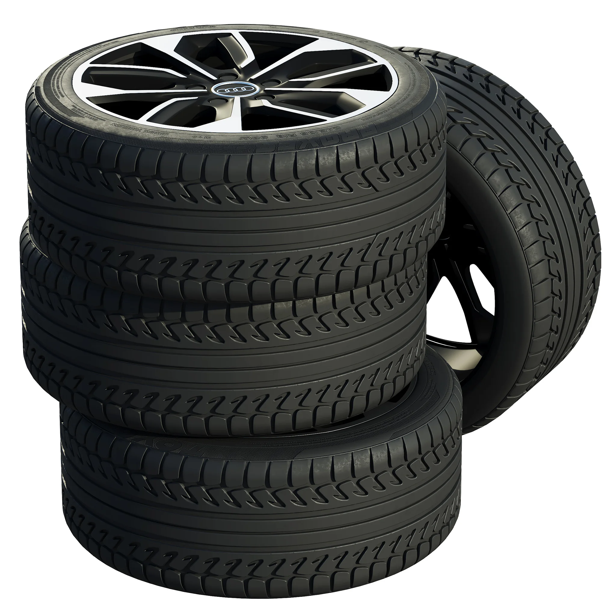 Audi Tires 4 — 3D model preview 2