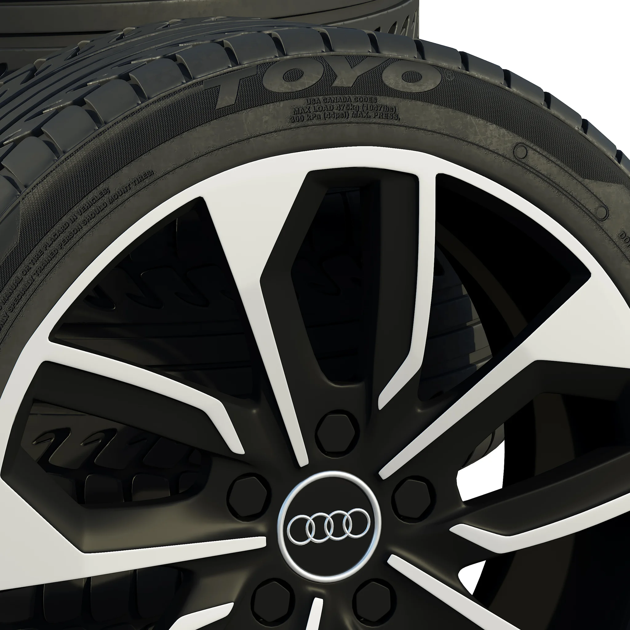 Audi Tires 4 — 3D model preview 3
