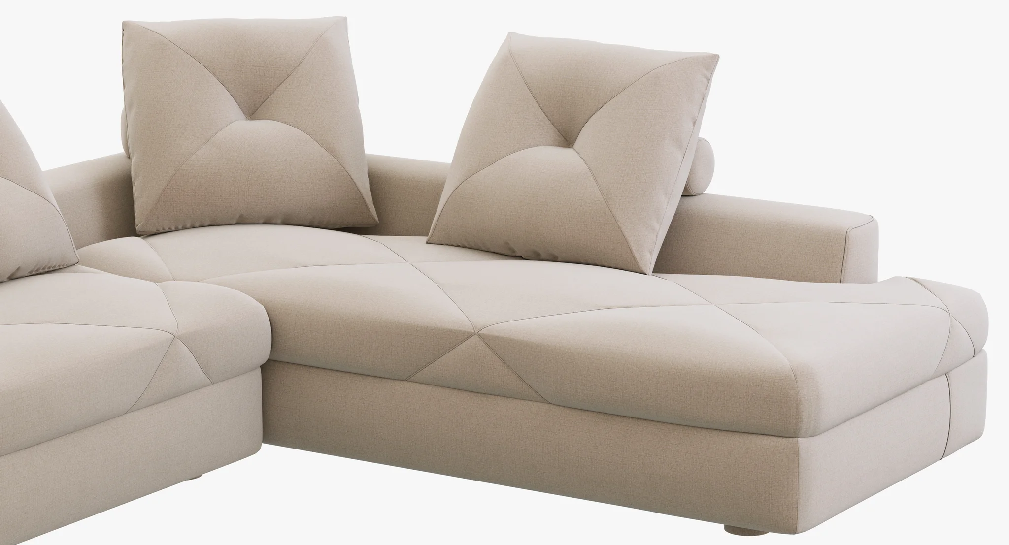 Roche Bobois PREFACE Modular Sofa — 3D model preview 6