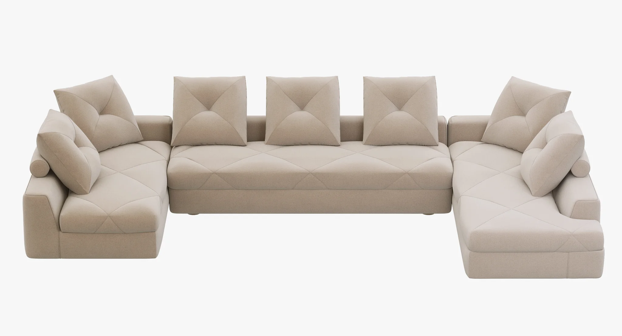 Roche Bobois PREFACE Modular Sofa — 3D model preview 7