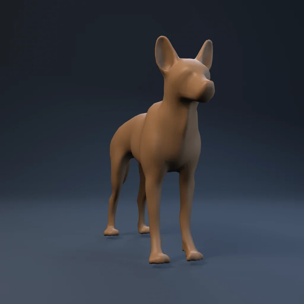 Dog Basemesh 08