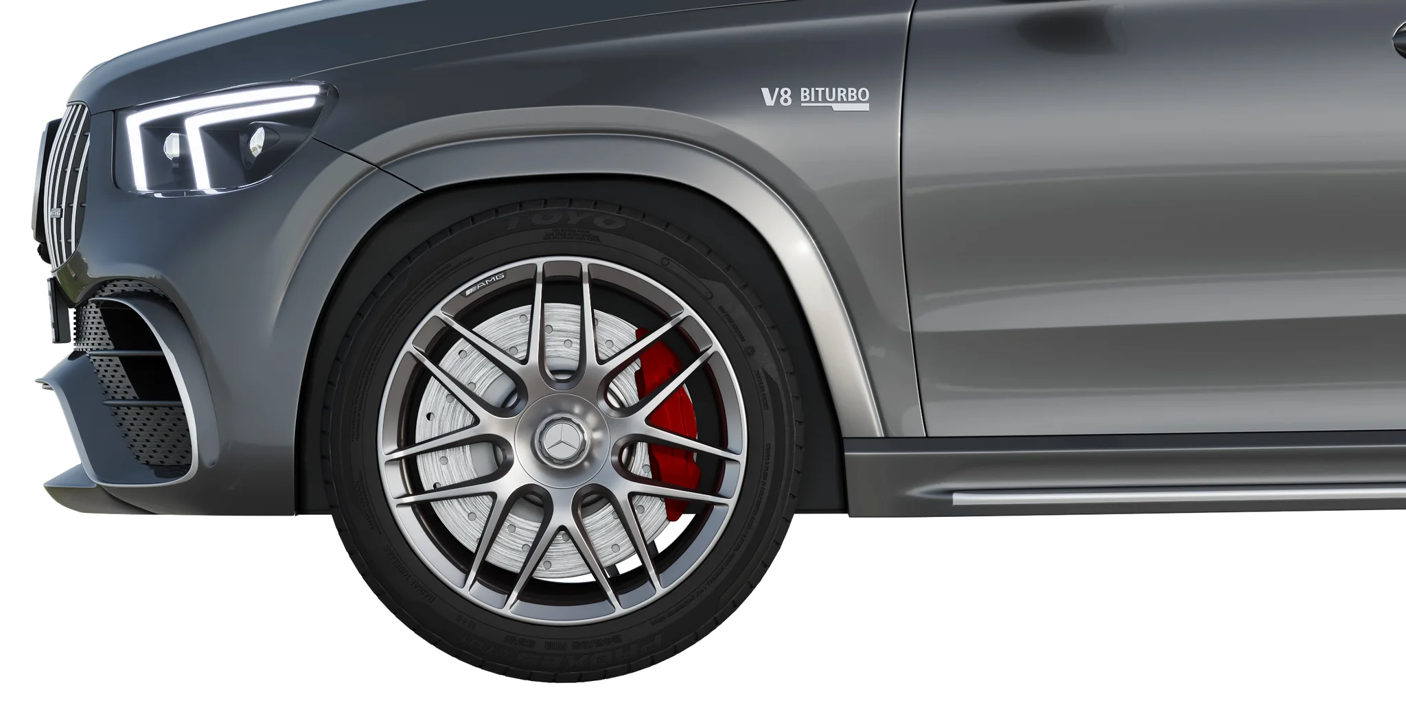 Mercedes Benz GLE 63, 3D model preview 1