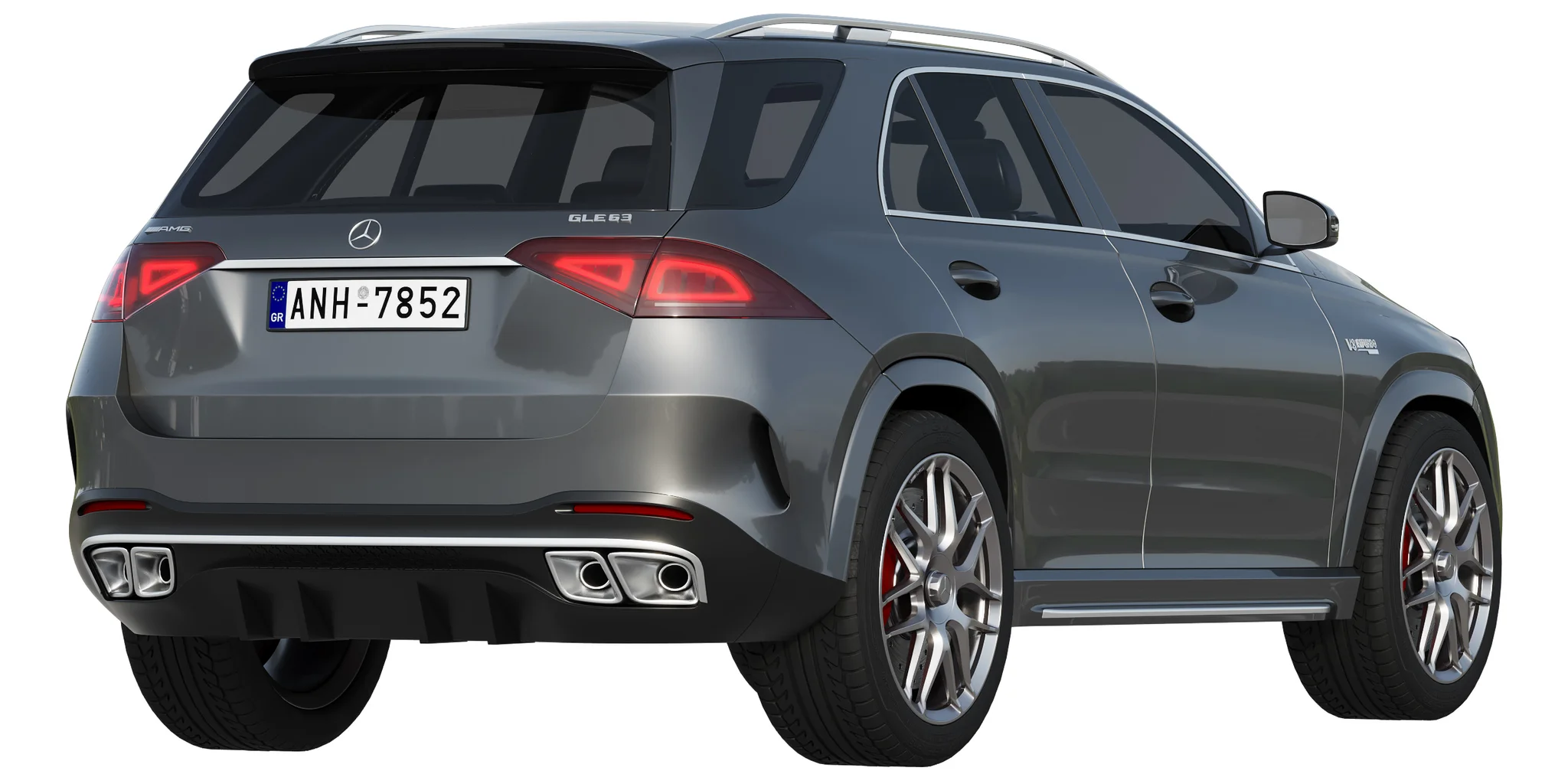 Mercedes Benz GLE 63, 3D model preview 6