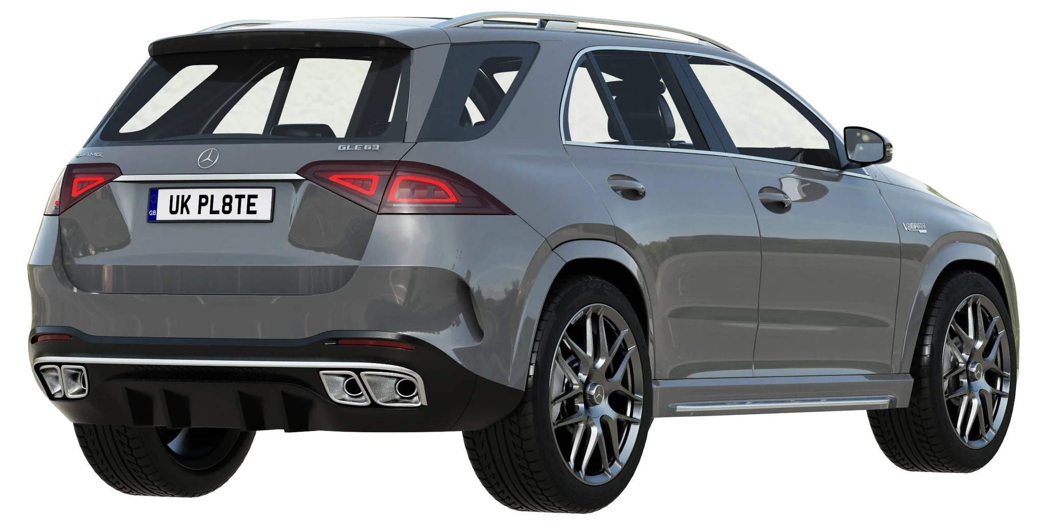 Mercedes Benz GLE 63, 3D model preview 9