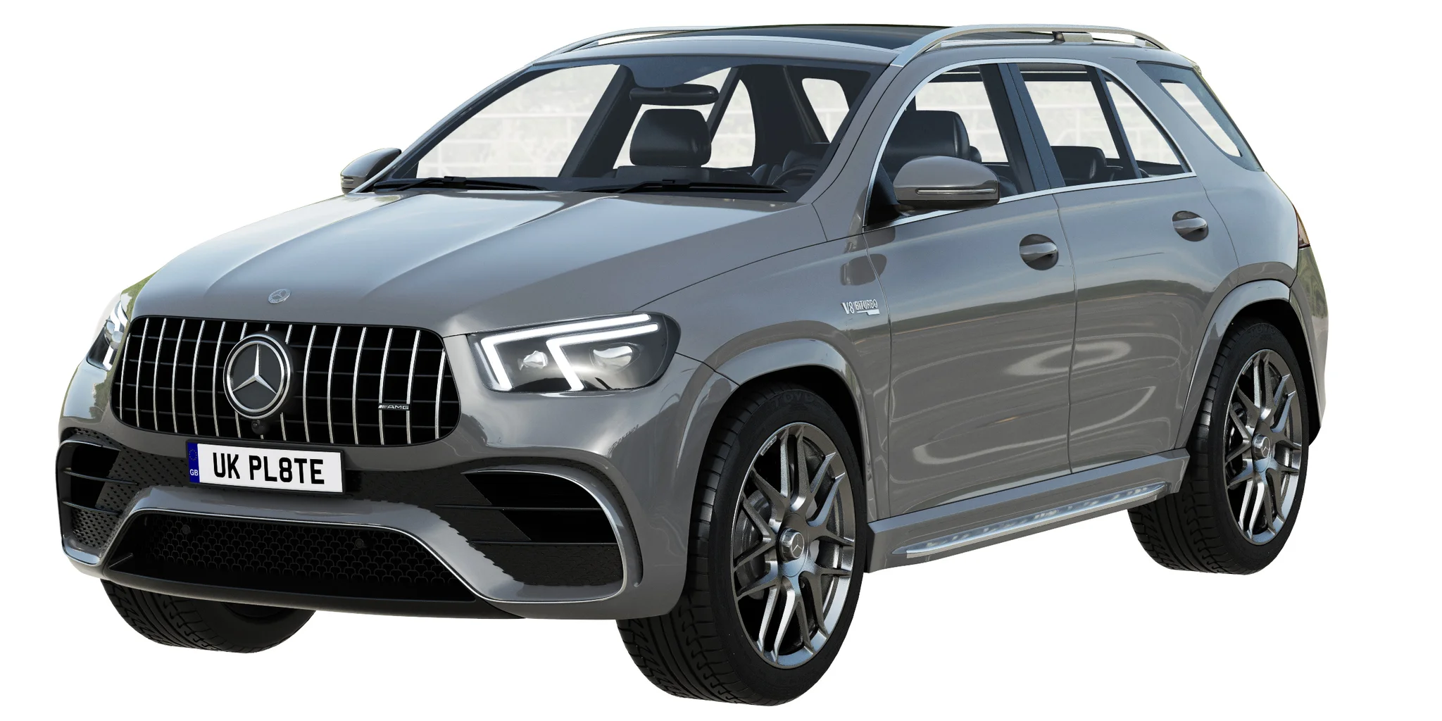 Mercedes Benz GLE 63, 3D model preview 13