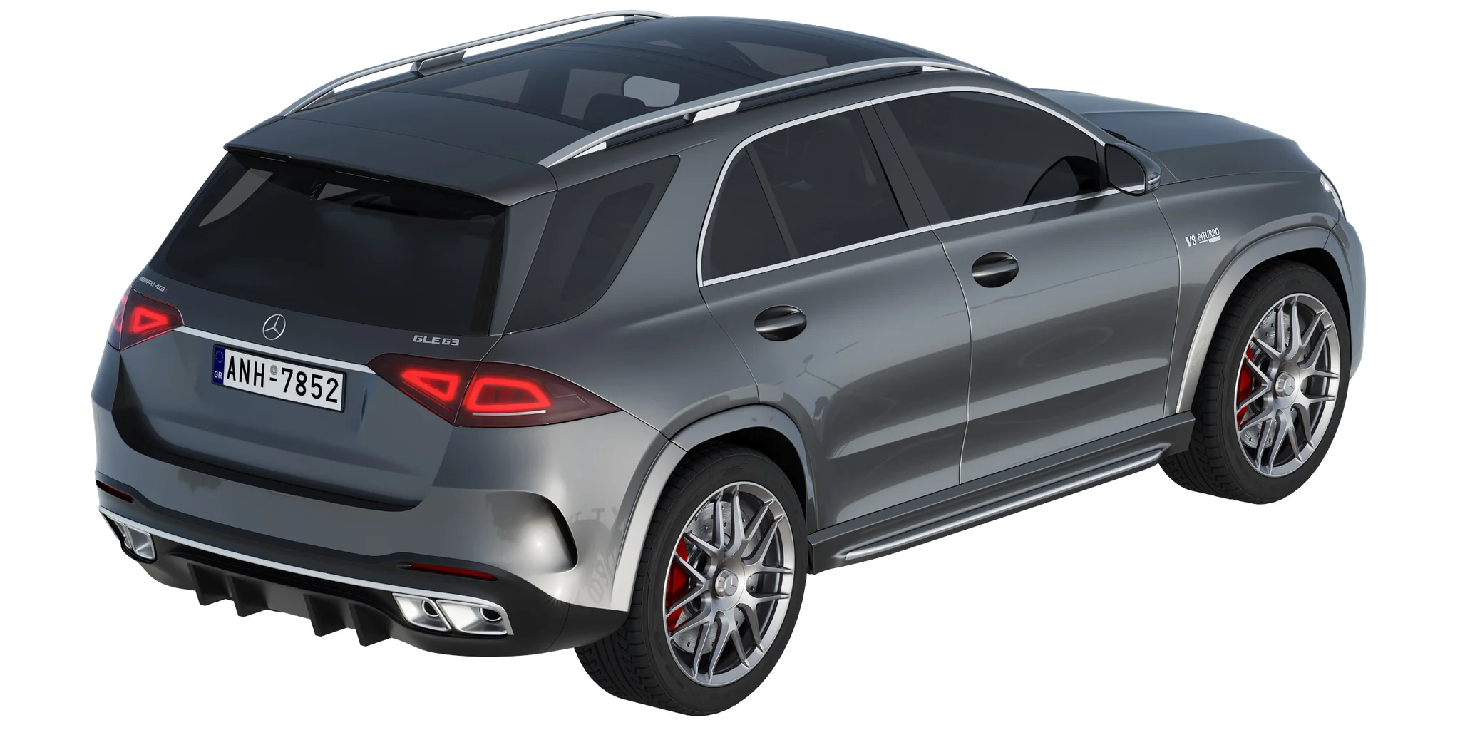 Mercedes Benz GLE 63, 3D model preview 34