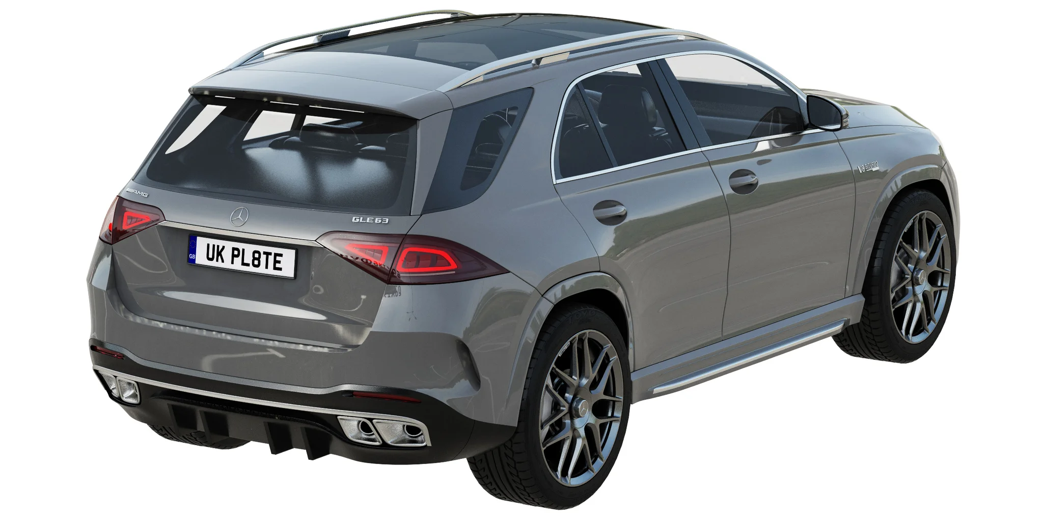 Mercedes Benz GLE 63, 3D model preview 36