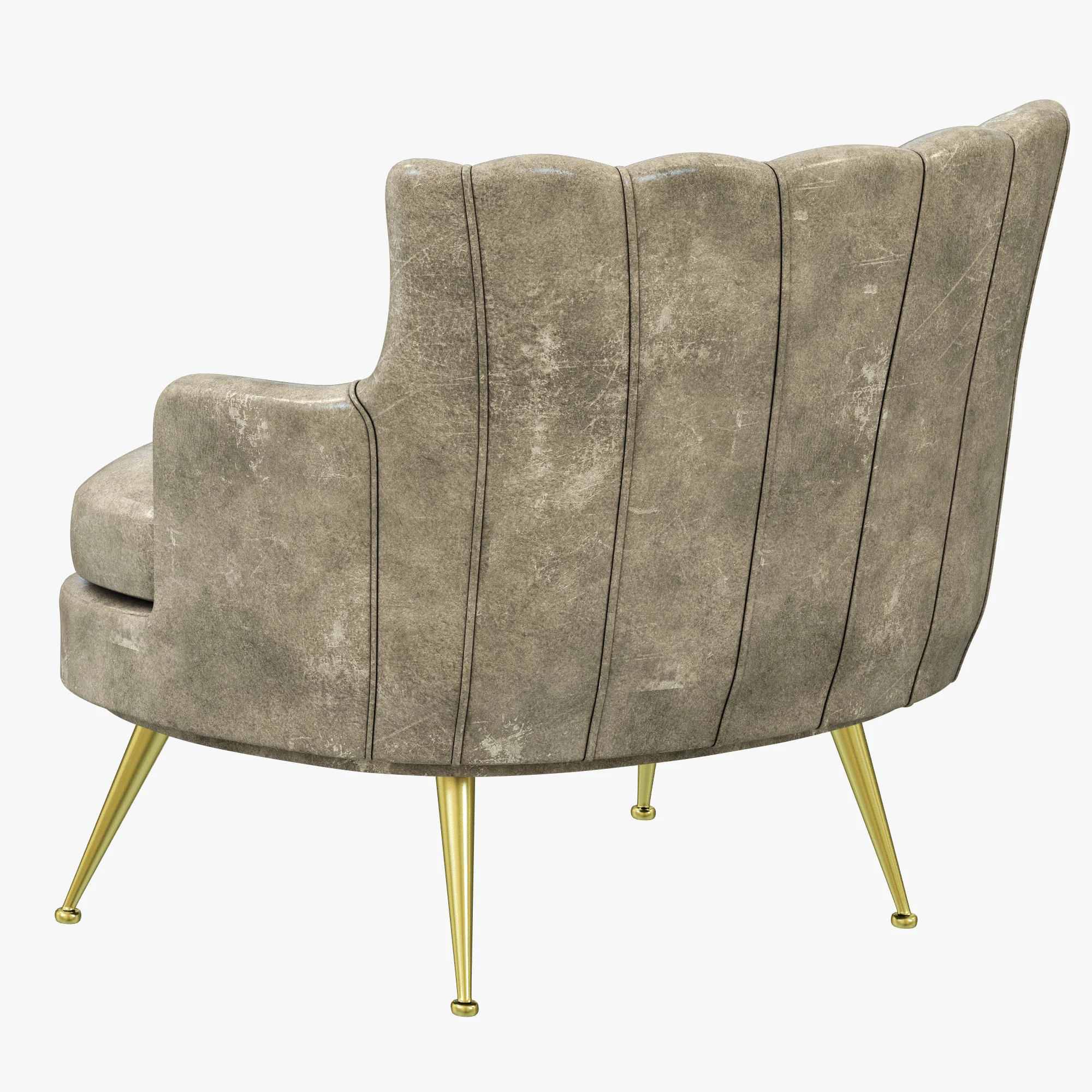 Brabbu Plum Armchair — 3D model preview 5