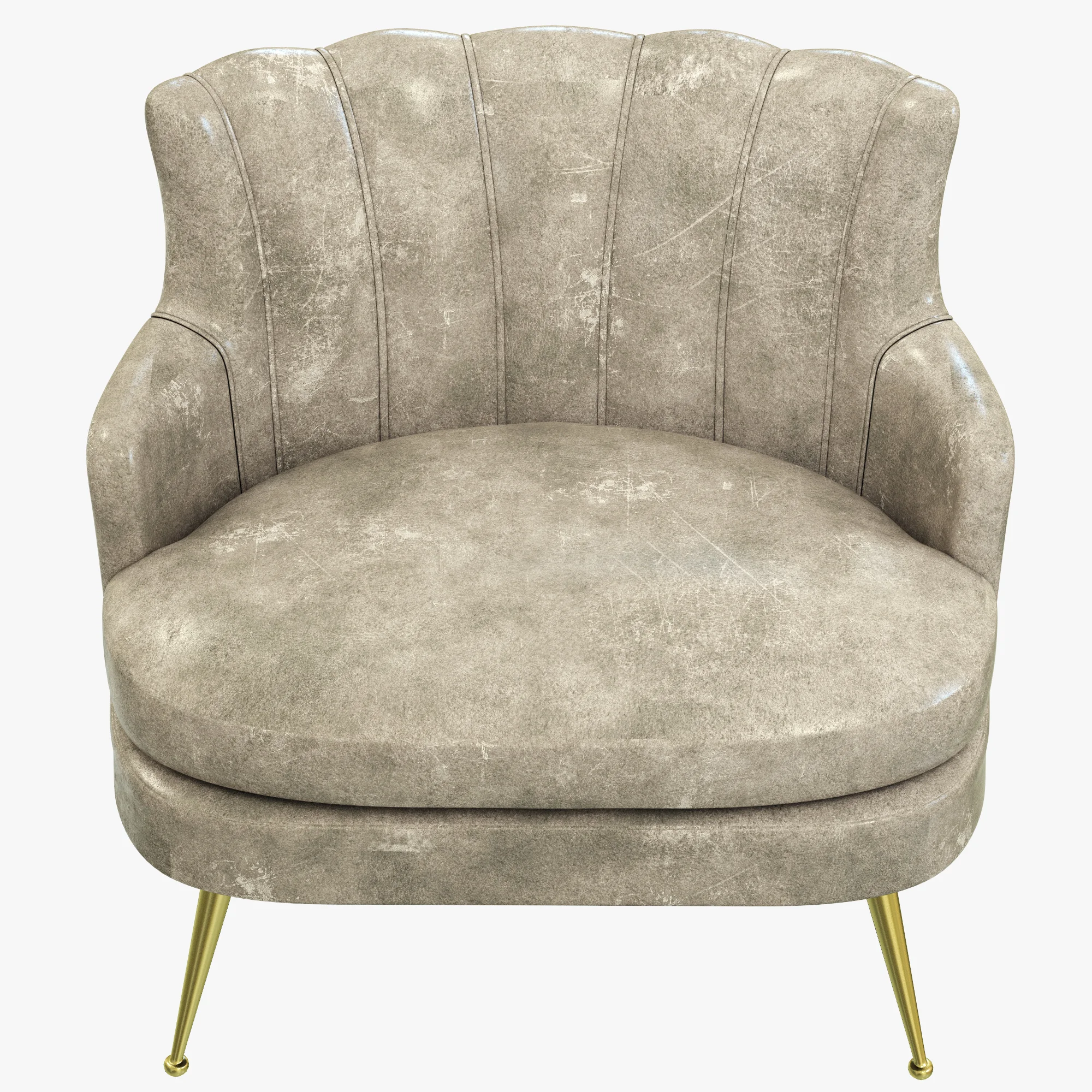 Brabbu Plum Armchair — 3D model preview 9