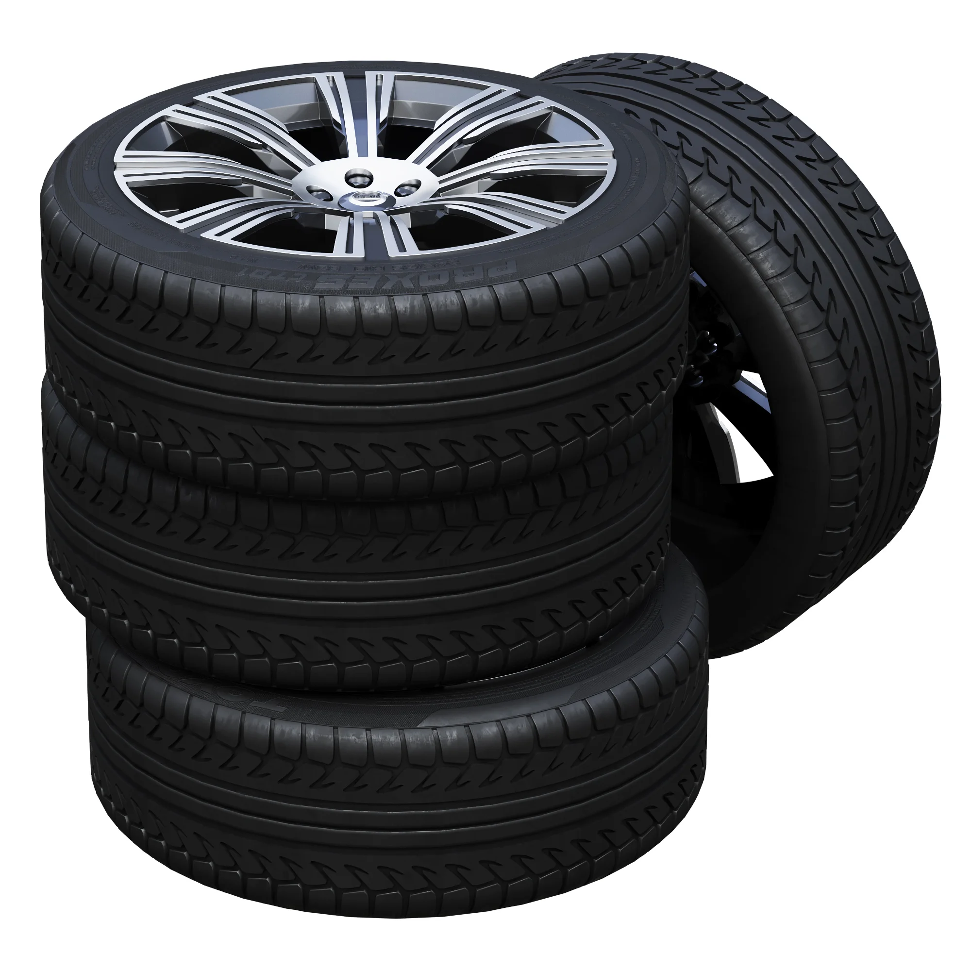 Volvo Tires 2 — 3D model preview 3
