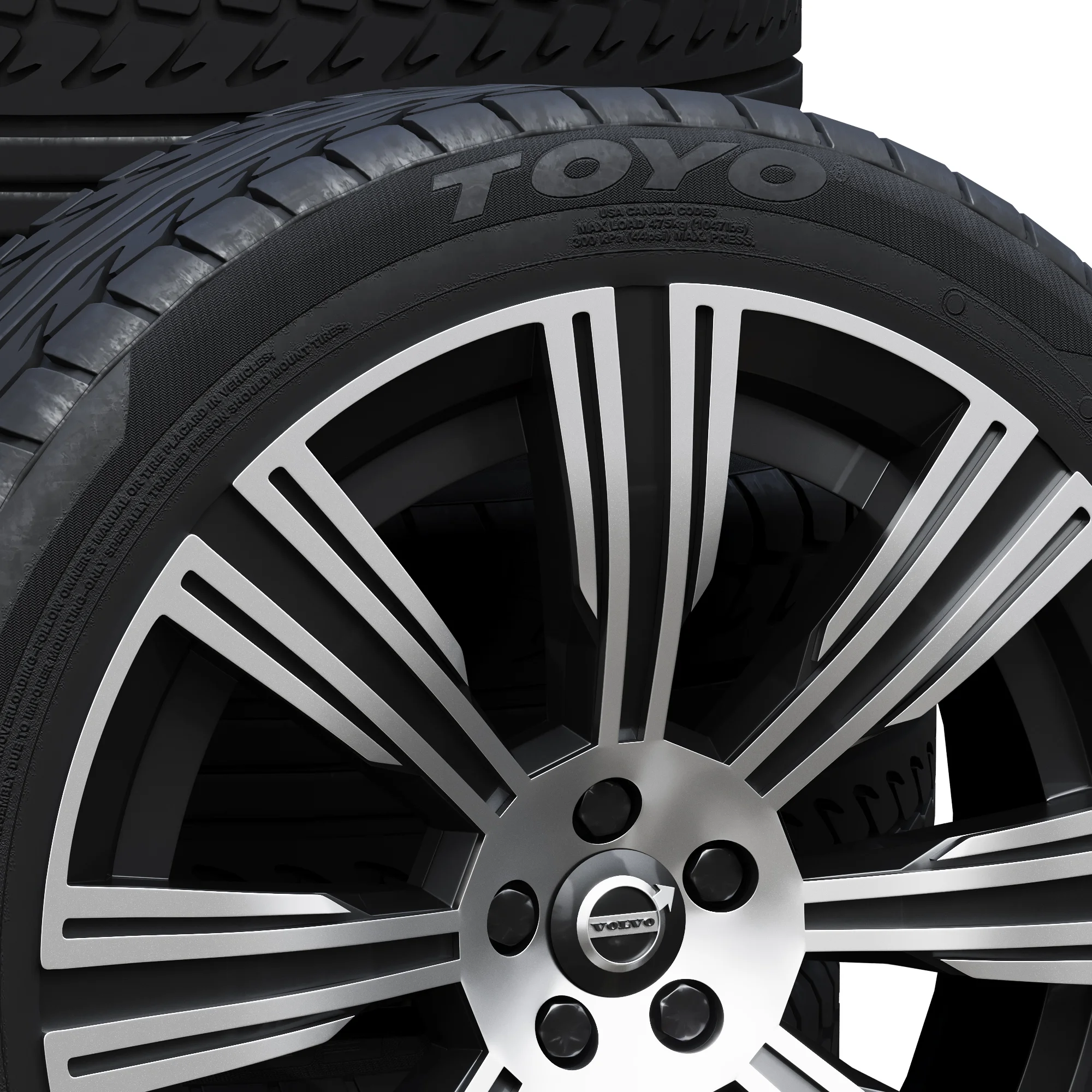 Volvo Tires 2 — 3D model preview 4
