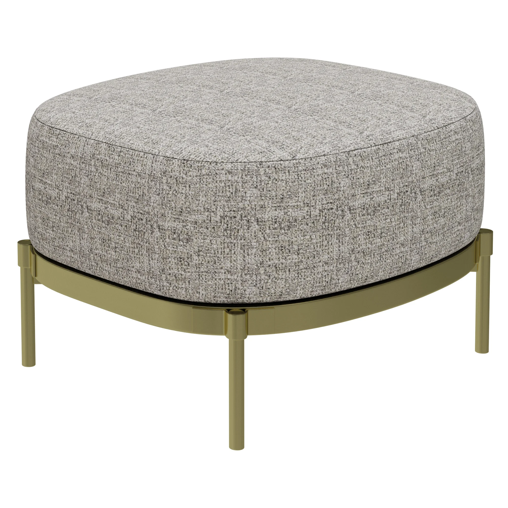 Minotti Tape Footstool — 3D model preview 1