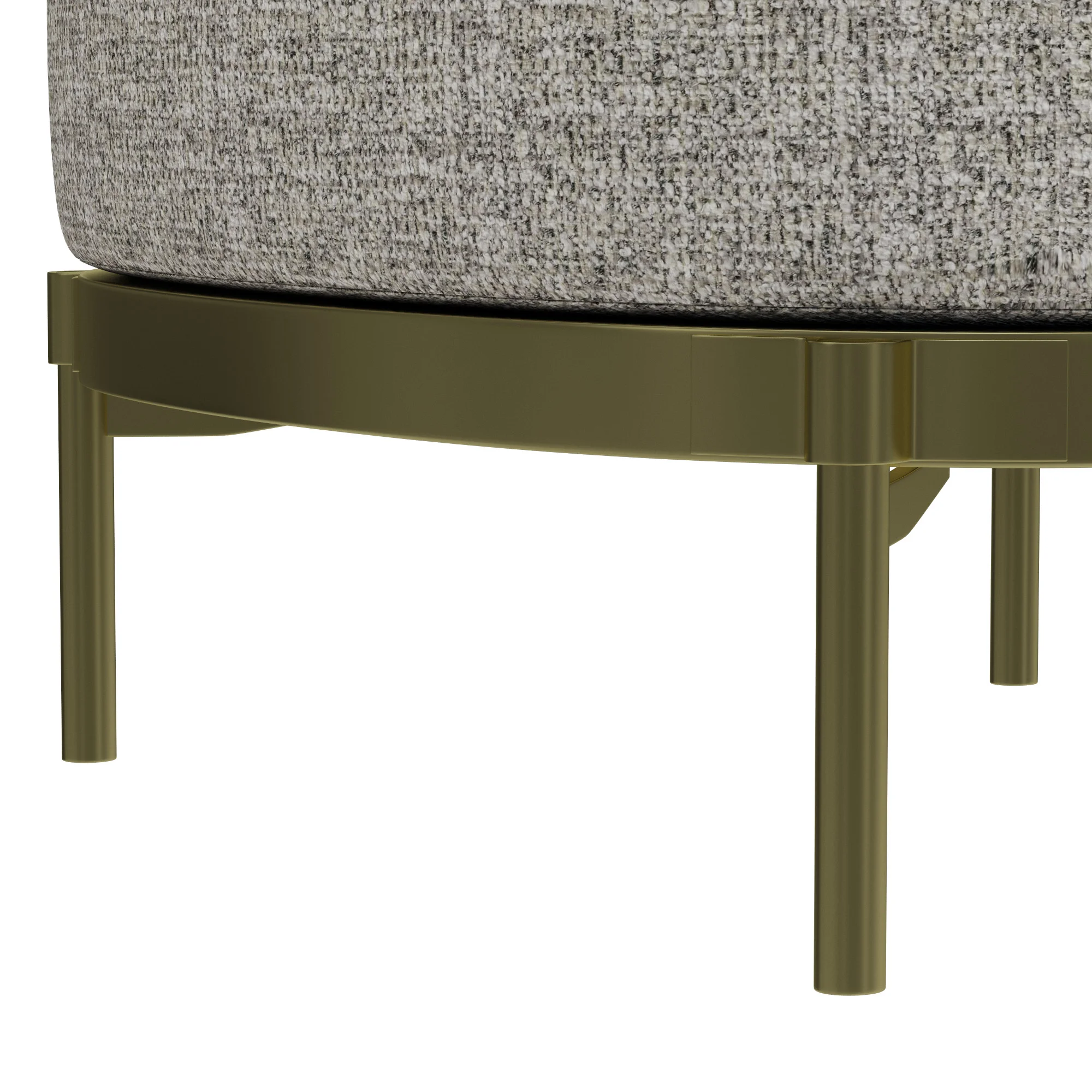 Minotti Tape Footstool — 3D model preview 5