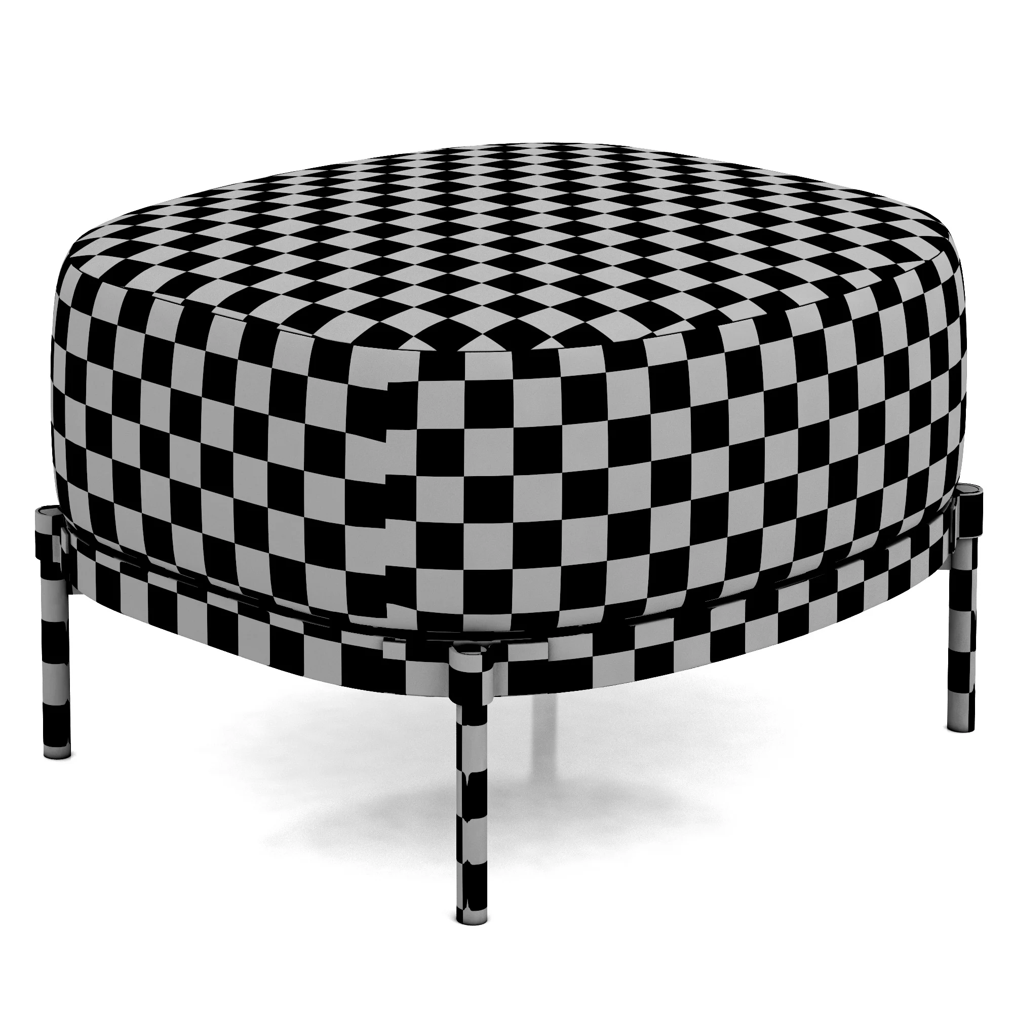 Minotti Tape Footstool — 3D model preview 9