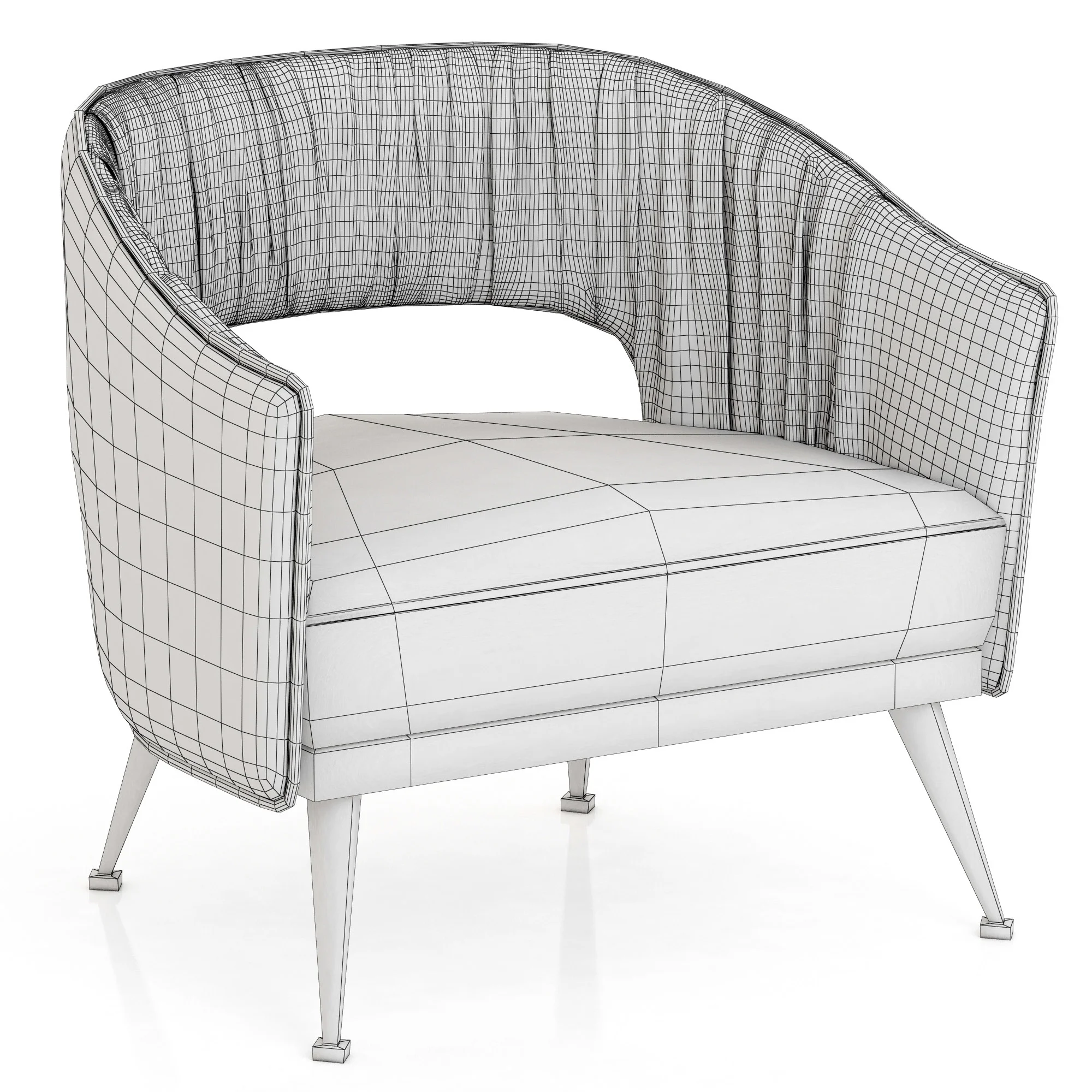 Brabbu STOLA ARMCHAIR — 3D model preview 3