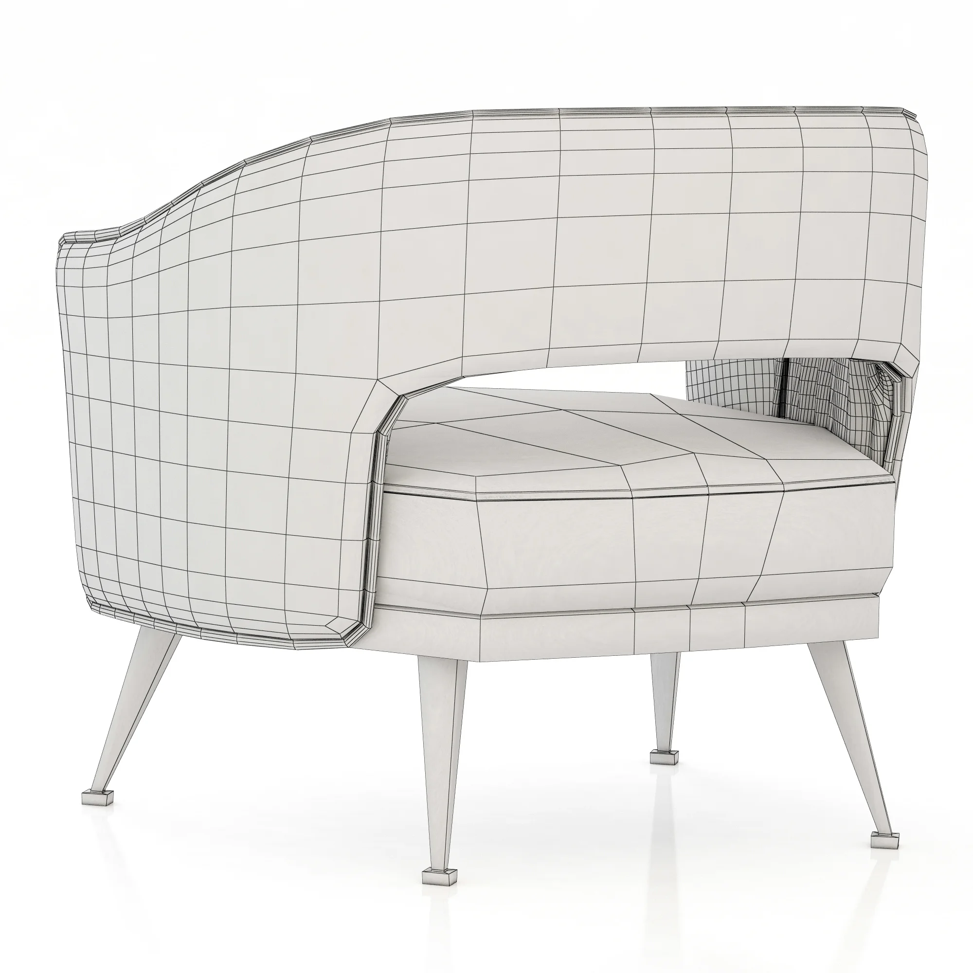 Brabbu STOLA ARMCHAIR — 3D model preview 7