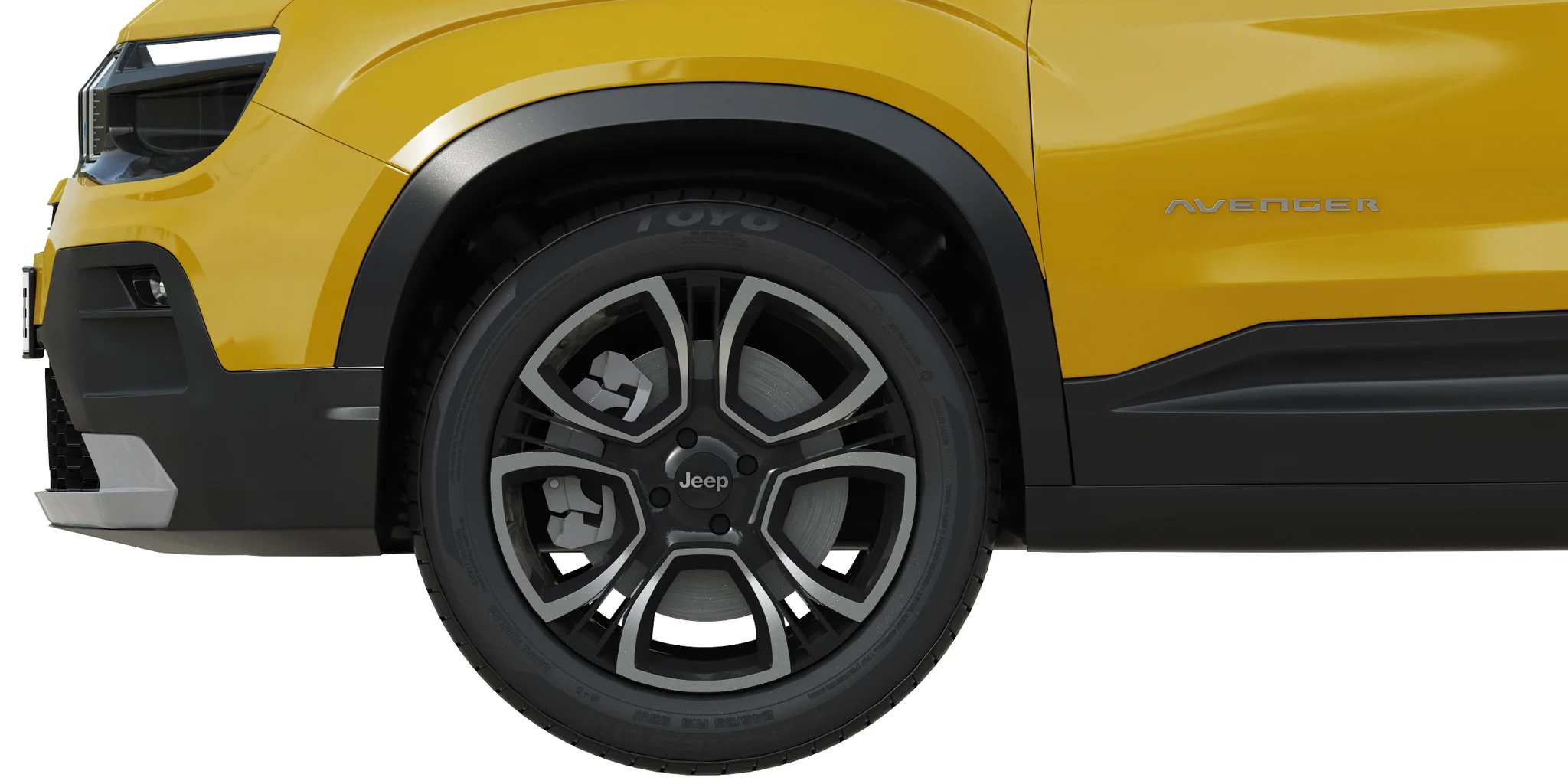 Jeep Avenger, 3D model preview 3
