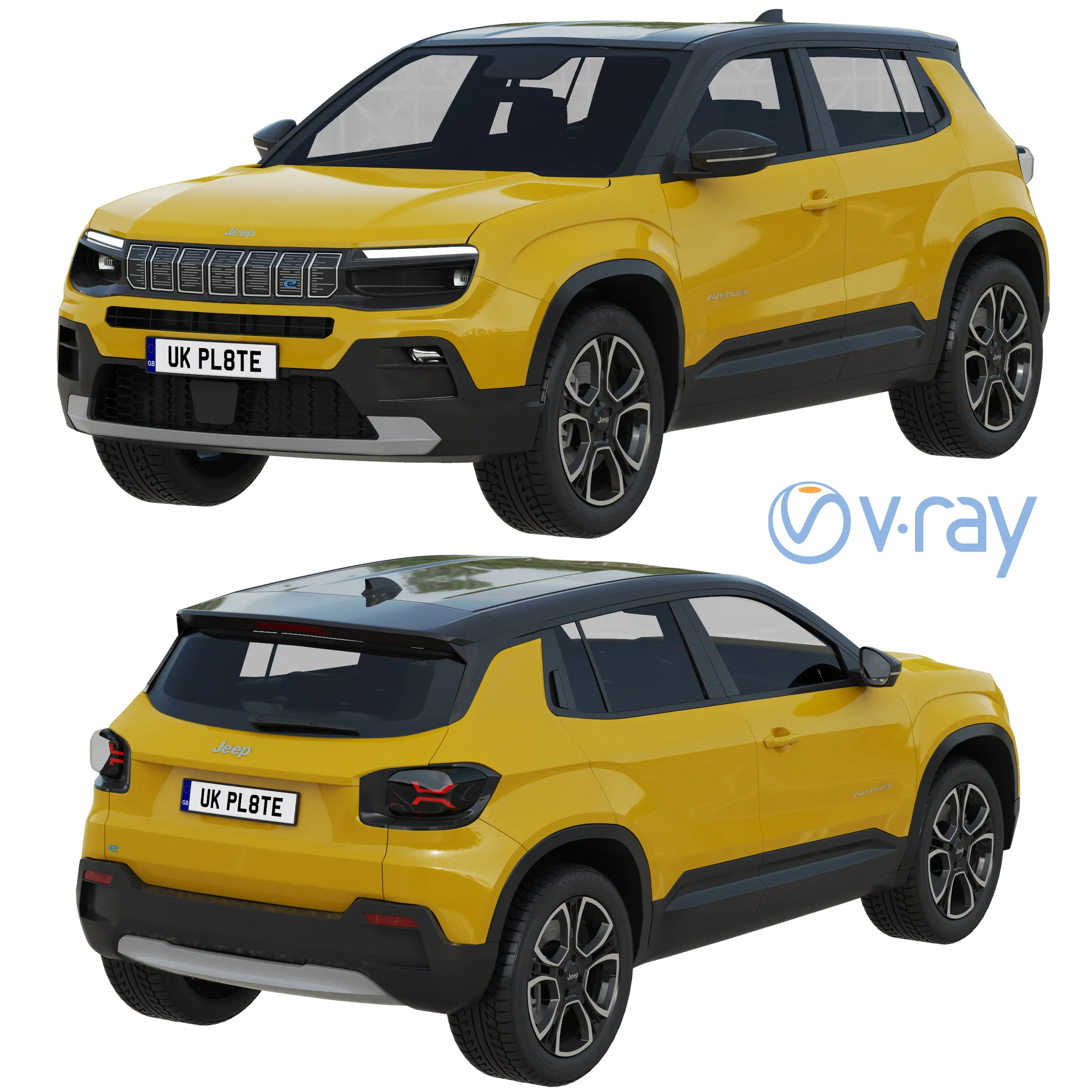 Jeep Avenger, 3D model preview 14