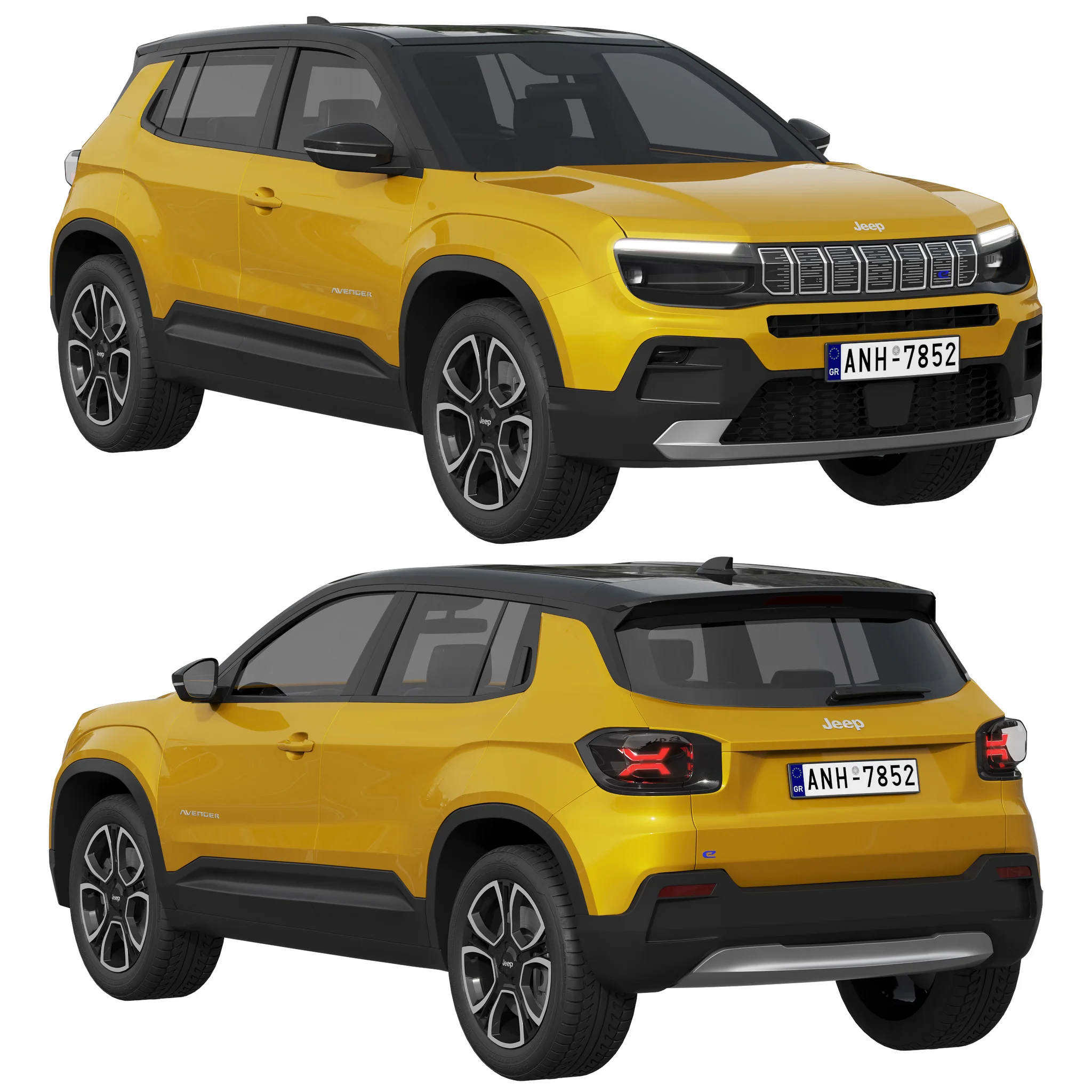 Jeep Avenger, 3D model preview 16