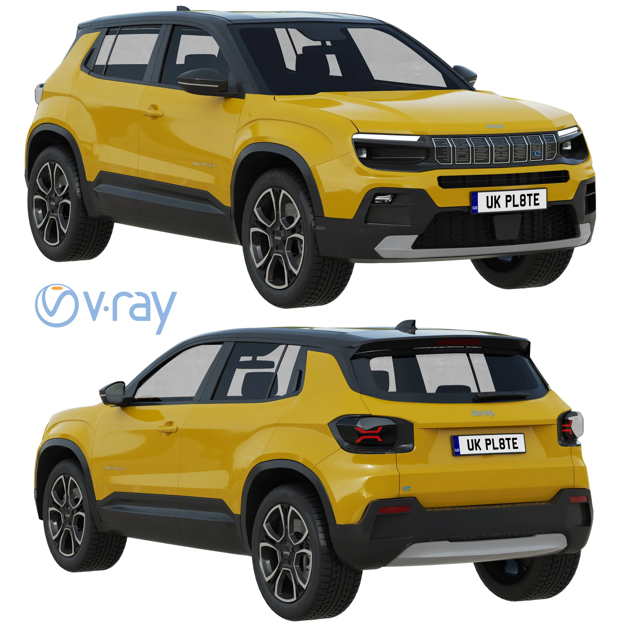 Jeep Avenger, 3D model preview 20