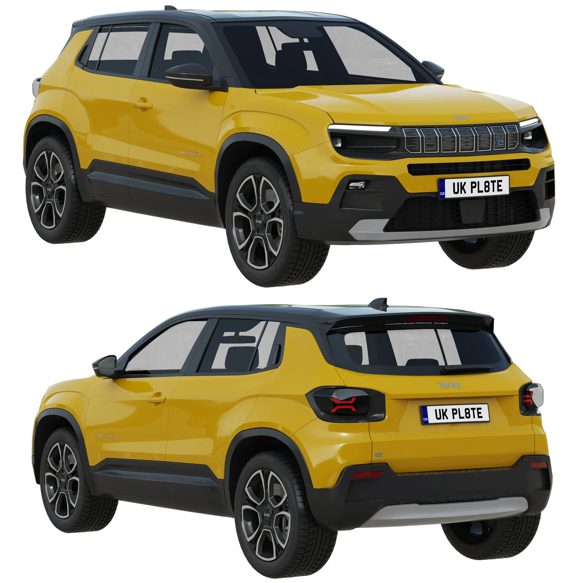 Jeep Avenger, 3D model preview 21