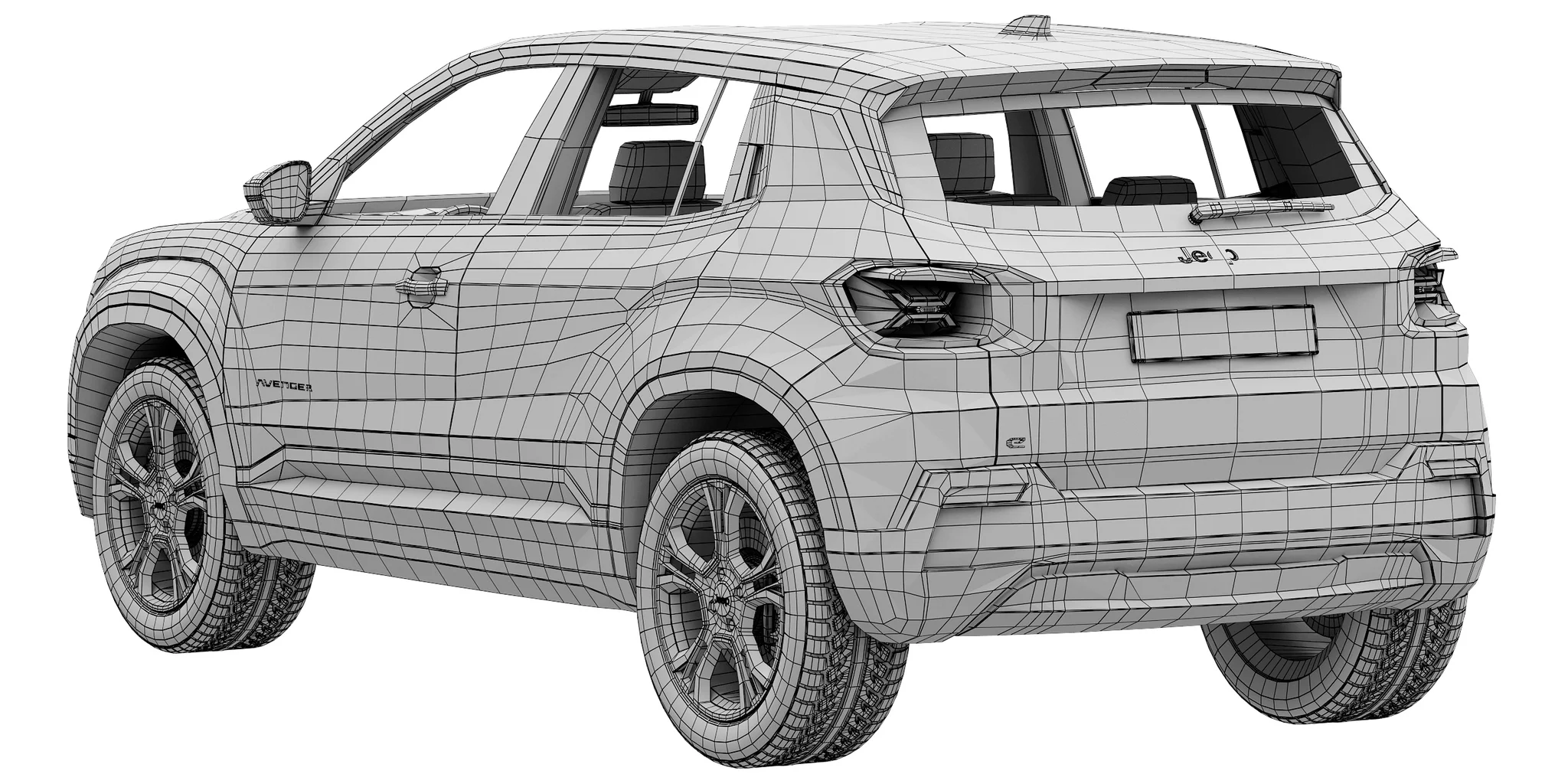 Jeep Avenger, 3D model preview 23