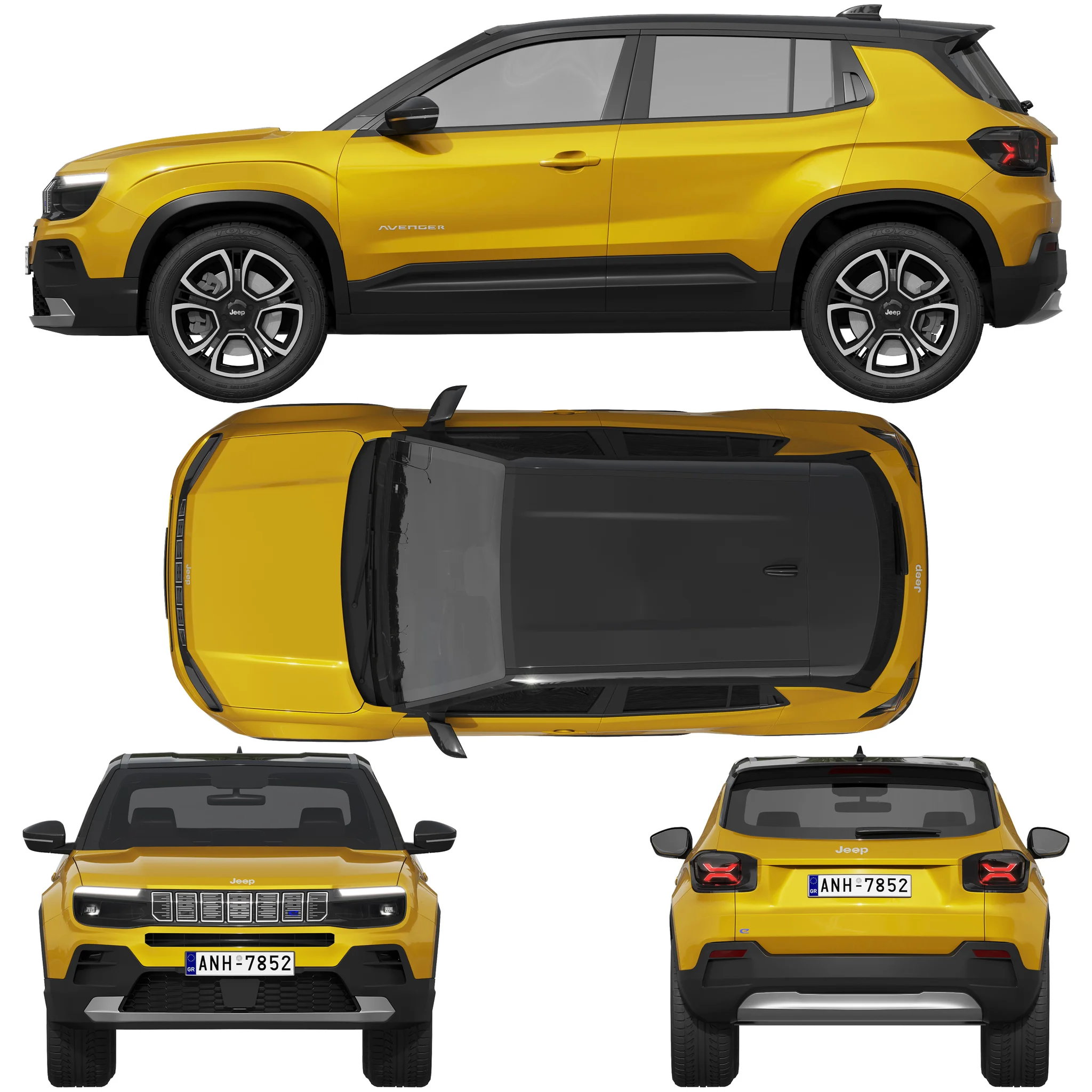 Jeep Avenger, 3D model preview 28