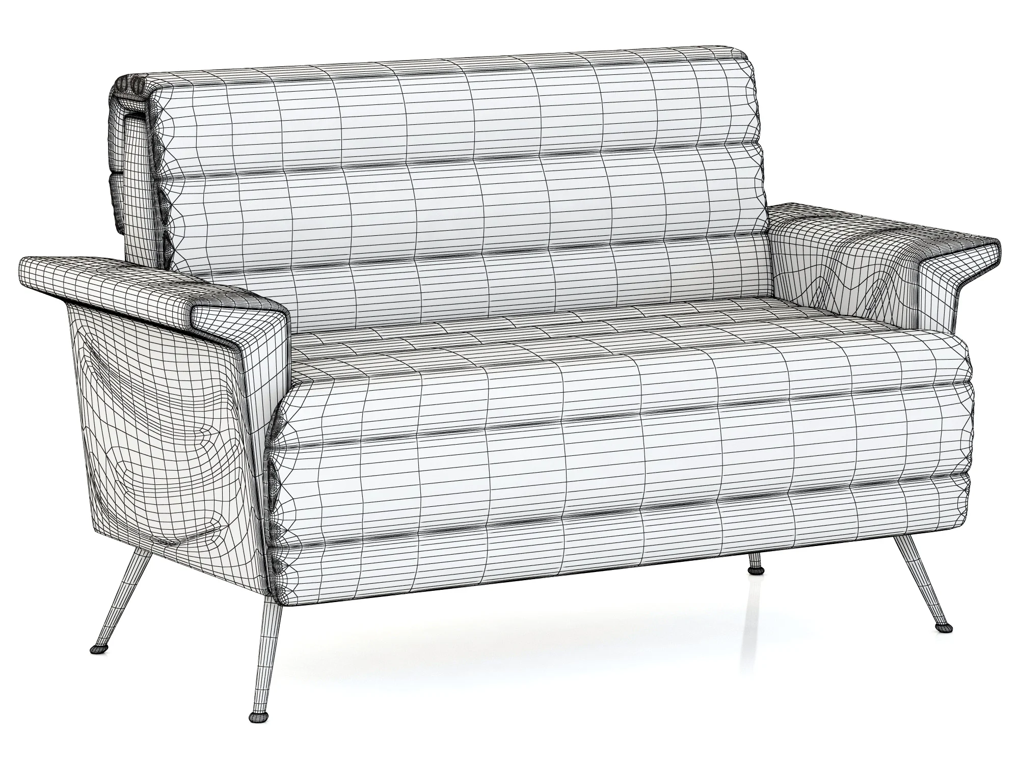 Essential Home Bardot Sofa, 3D model preview 3