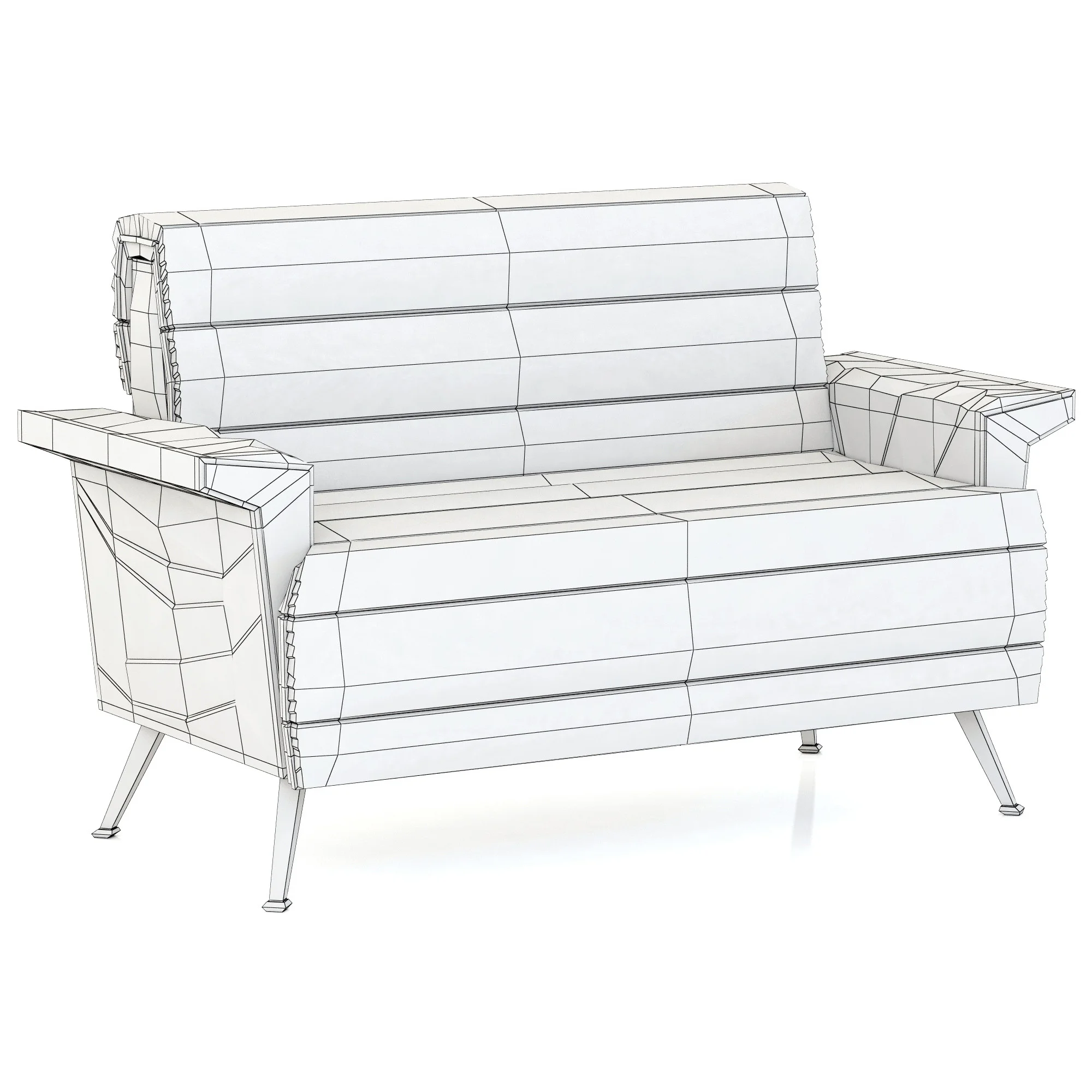 Essential Home Bardot Sofa, 3D model preview 5