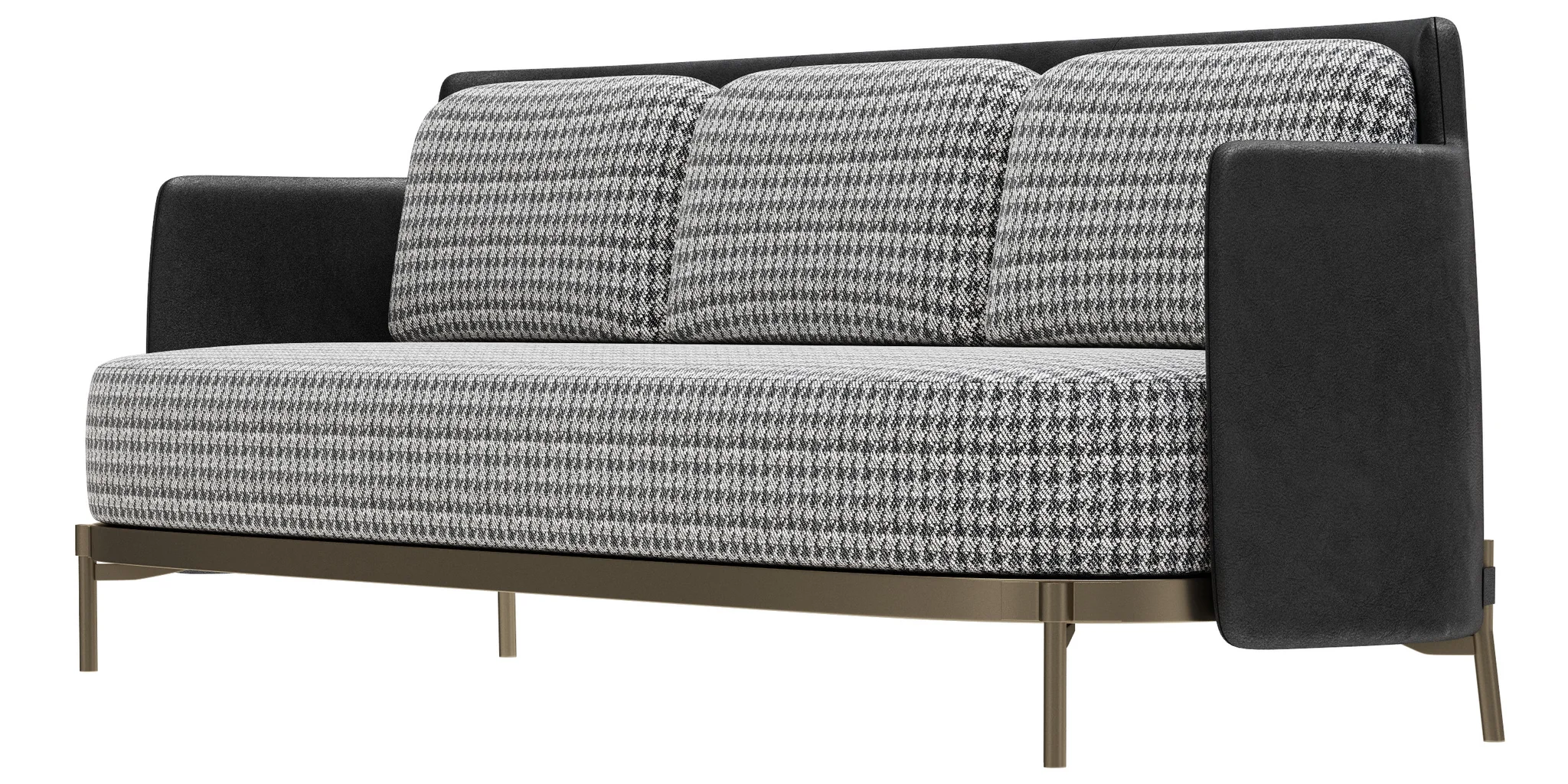 Minotti Tape Sofa — 3D model preview 3