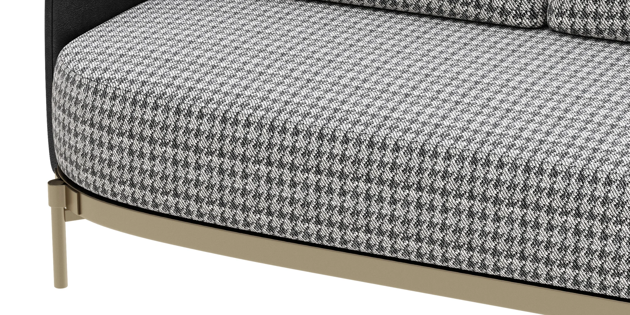 Minotti Tape Sofa — 3D model preview 6