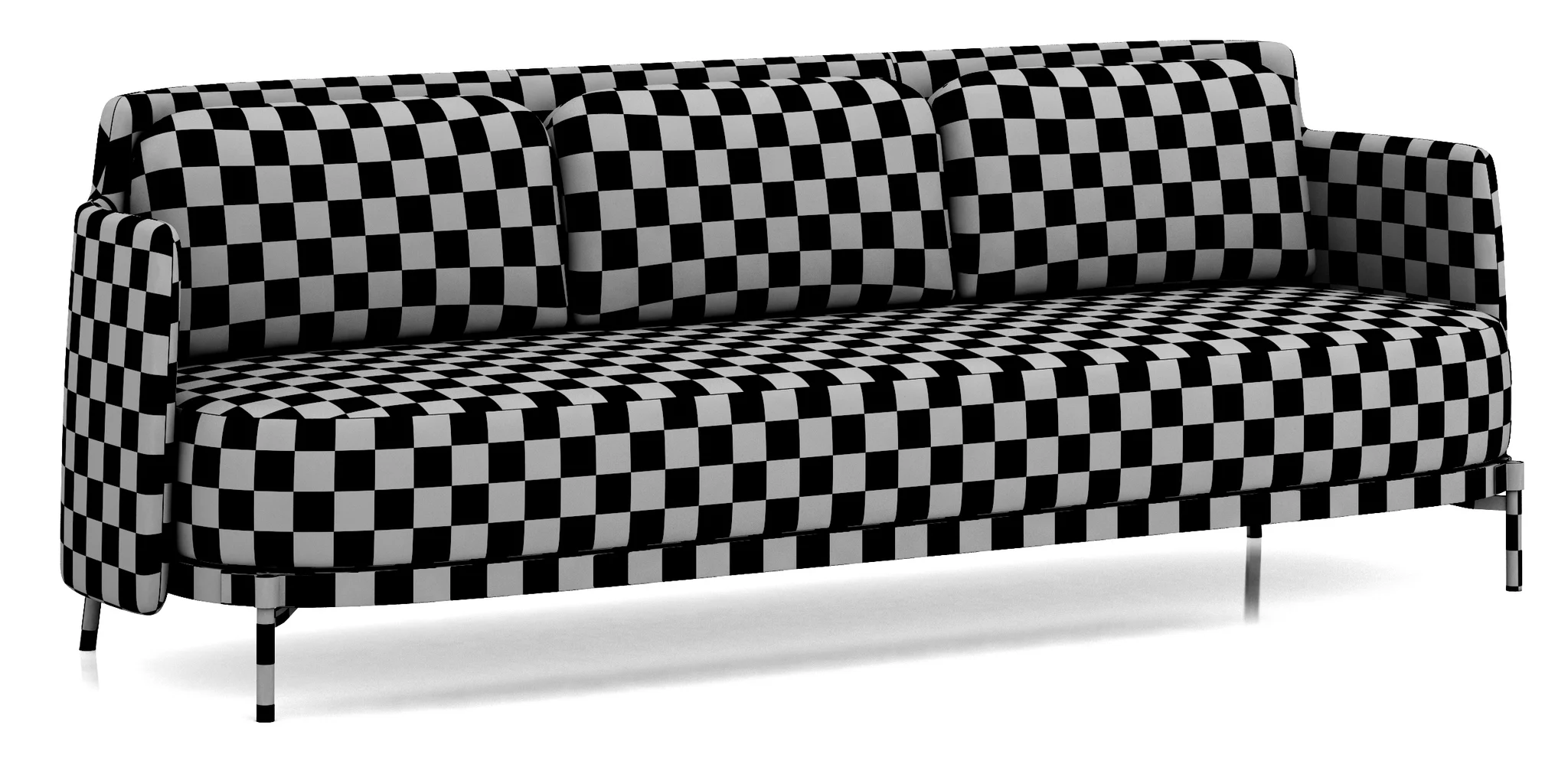 Minotti Tape Sofa — 3D model preview 11
