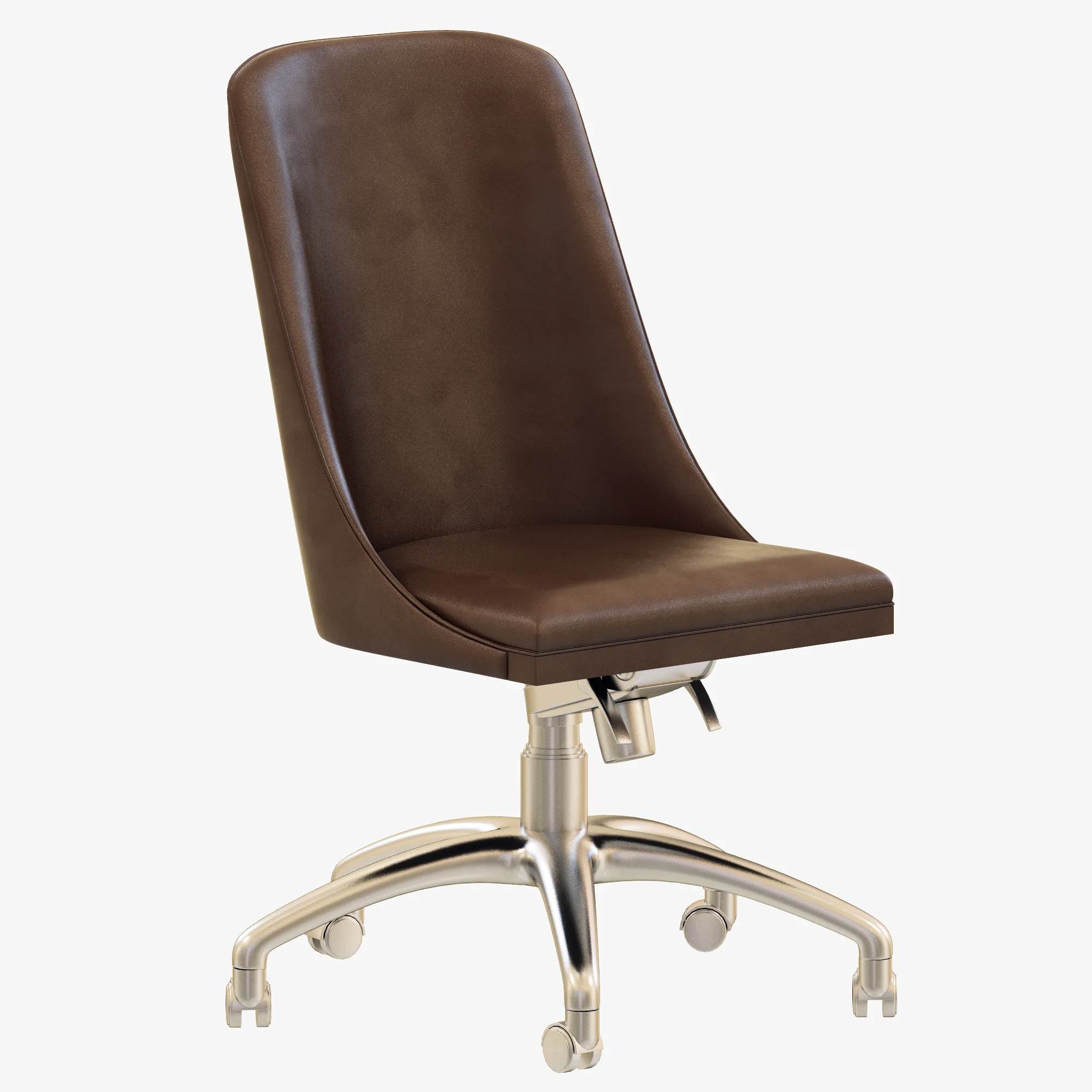 Baxter DECOR CHAIR WITH WHEELS — 3D model preview 2