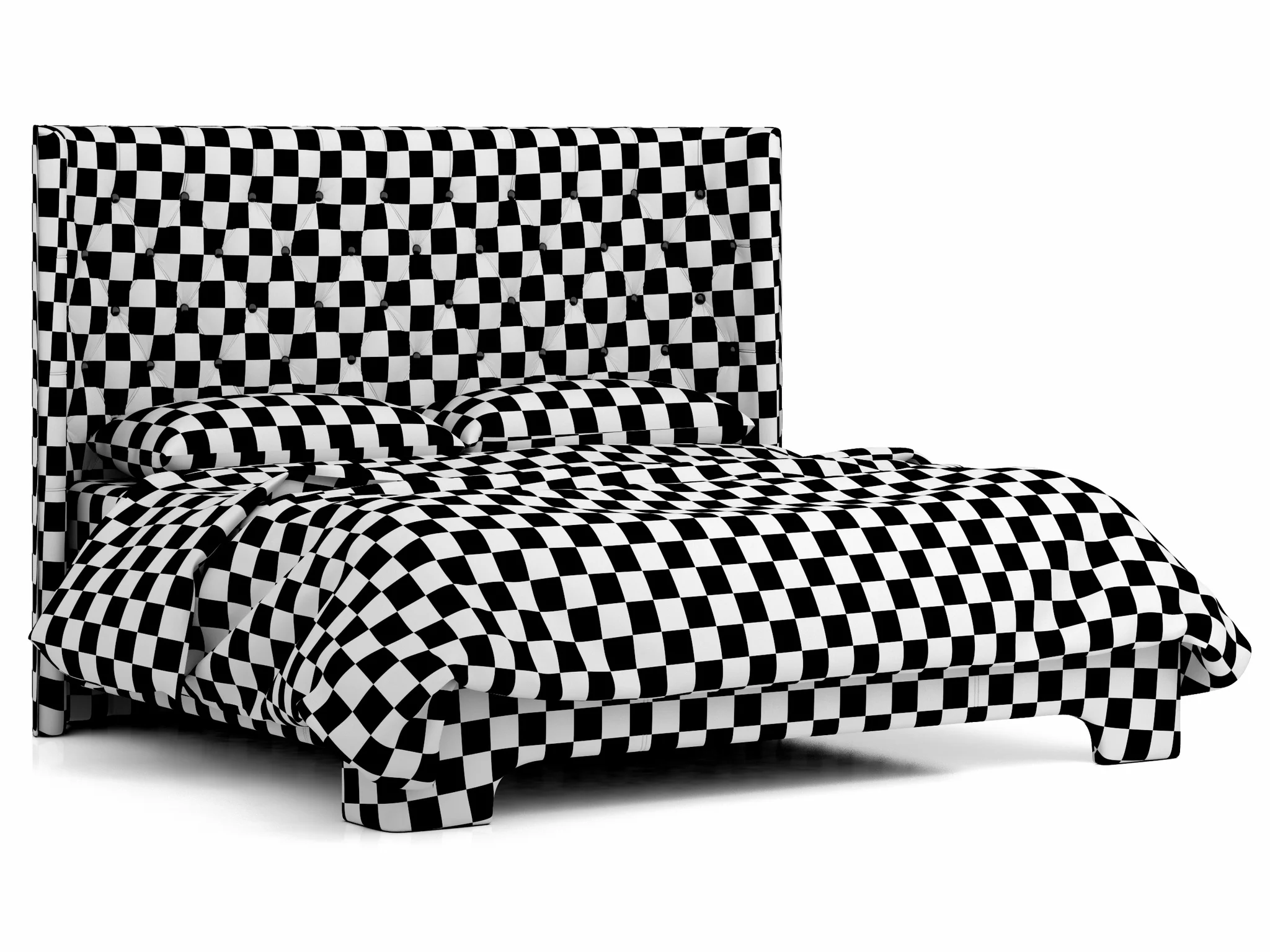 Restoration Hardware Atherton Leather Bed — 3D model preview 11