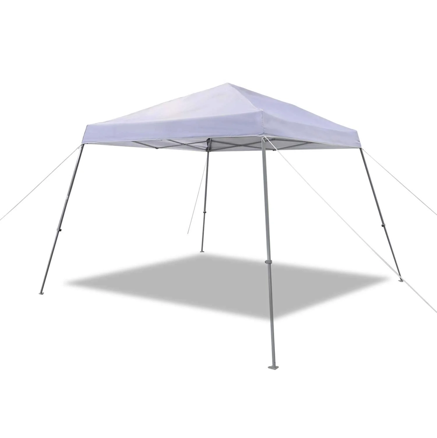 Pop-Up Slant Leg Outdoor Canopy Tent 8x8ft White