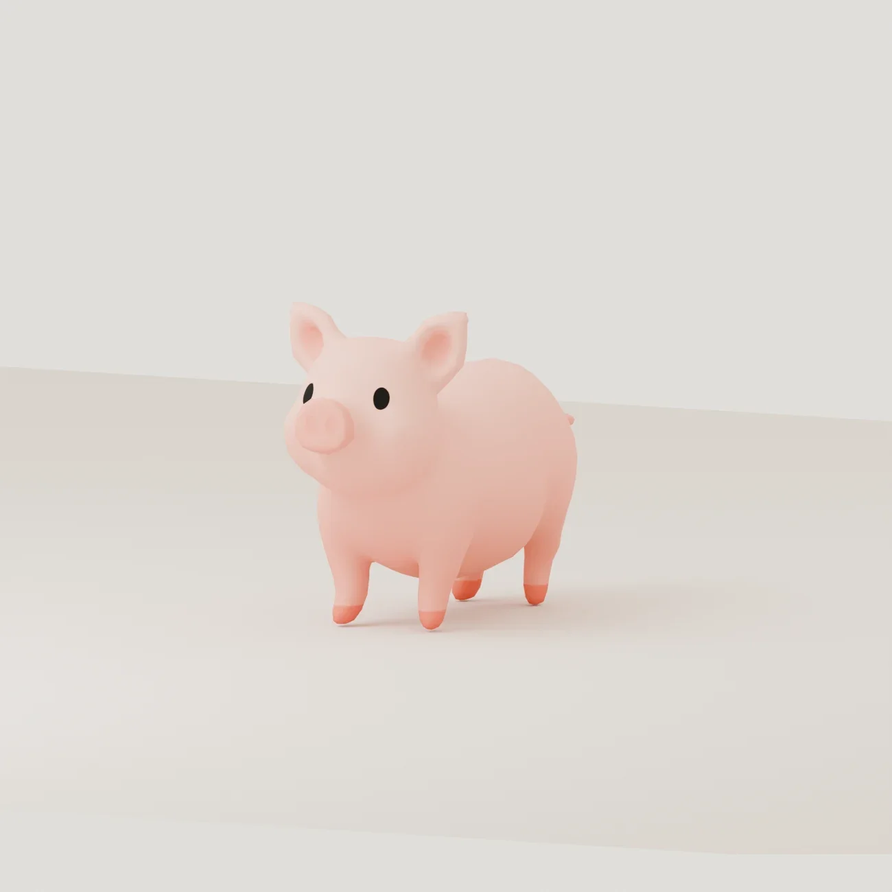 Stylized Animal Pig