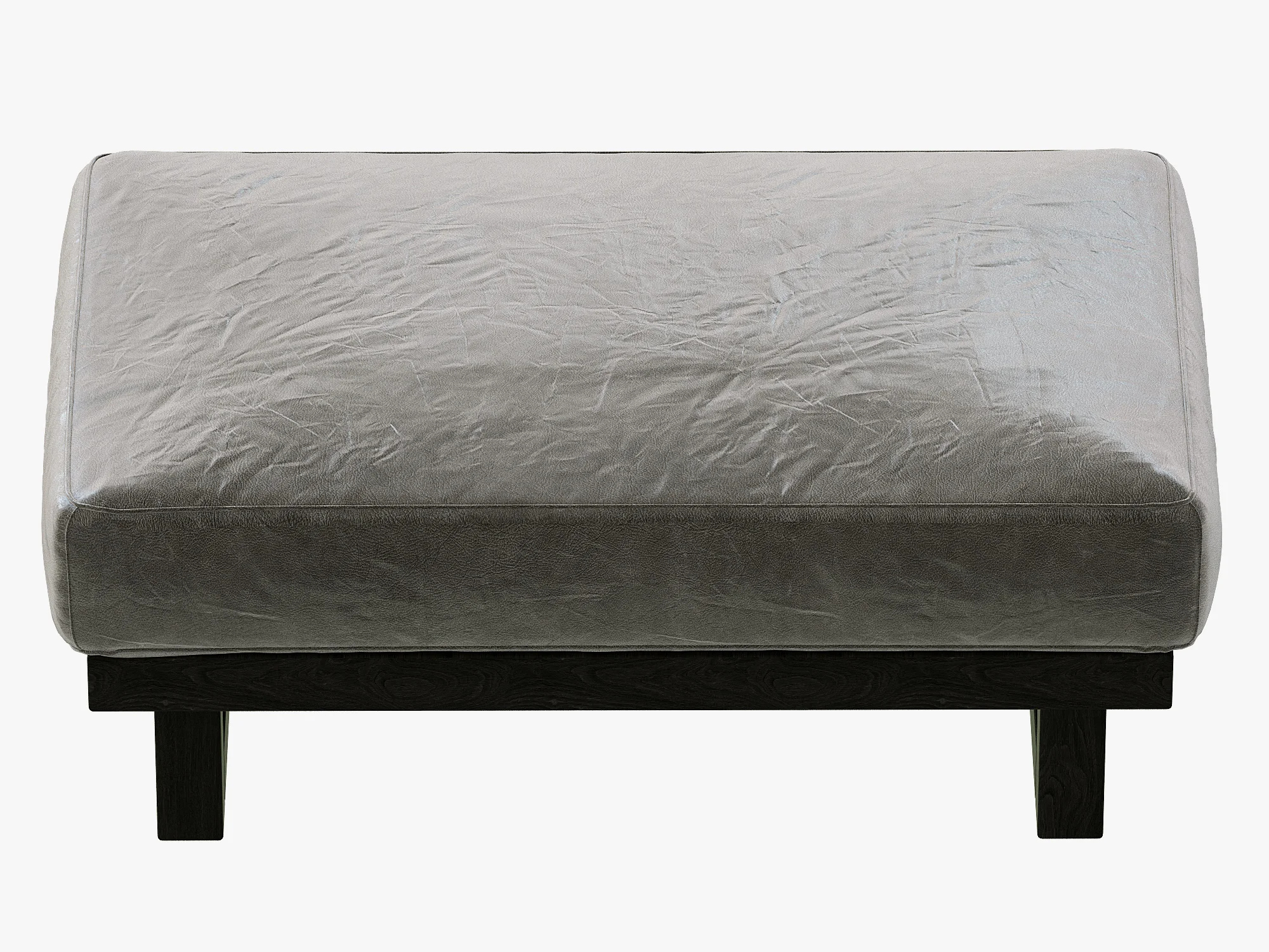 Restoration Hardware Durrell Leather Ottoman, 3D model preview 6