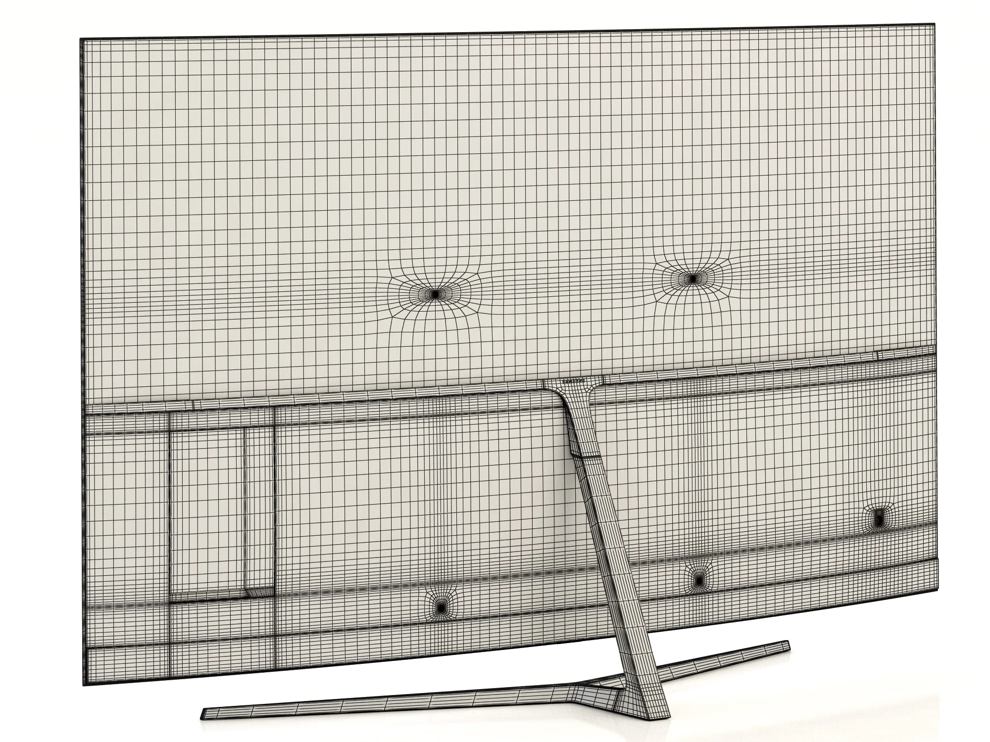 Samsung 78 SUHD 4K Curved Smart TV KS9000 Series 9 — 3D model preview 12