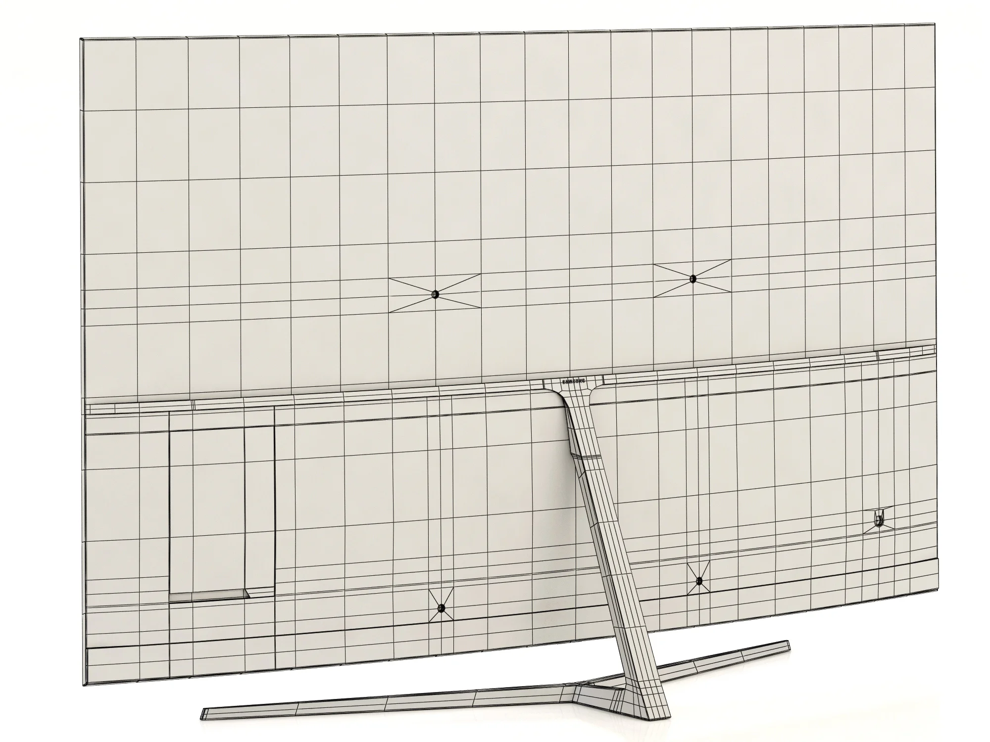 Samsung 78 SUHD 4K Curved Smart TV KS9000 Series 9 — 3D model preview 13