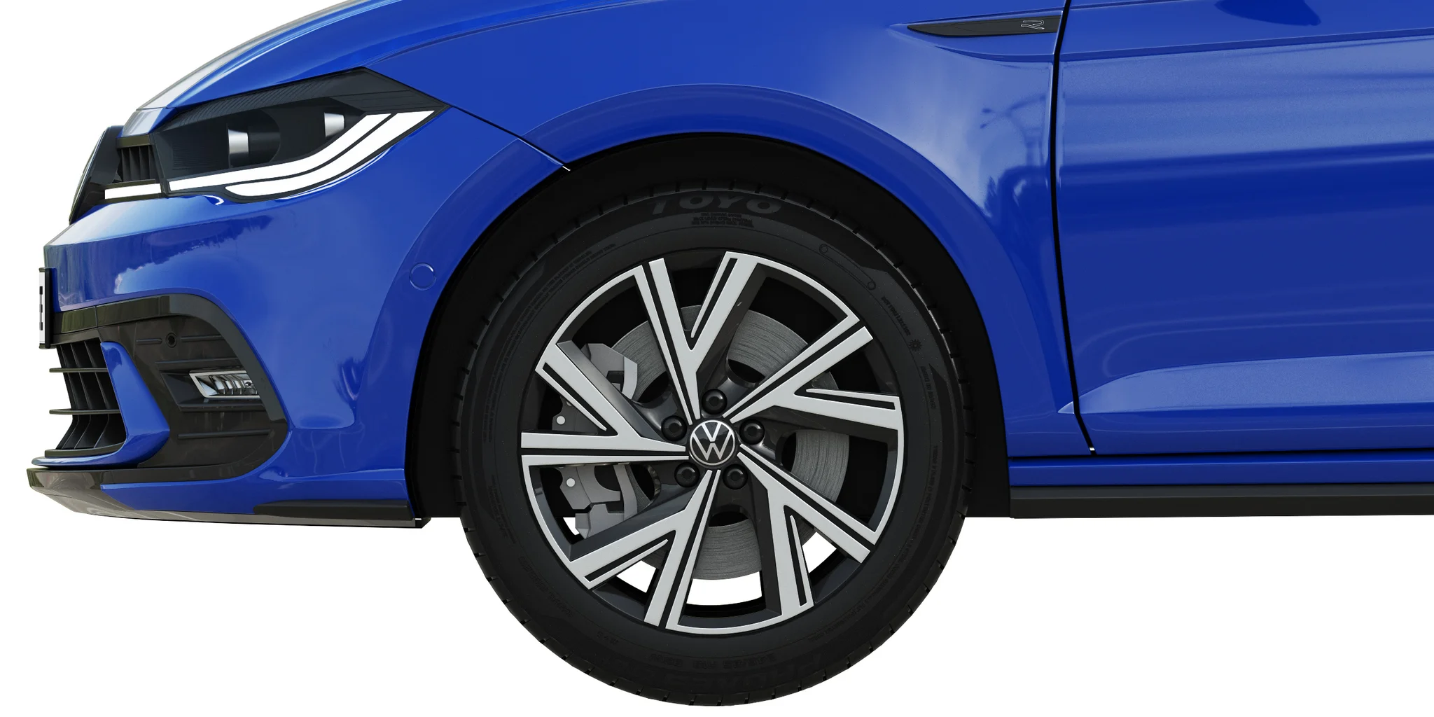 Volkswagen Polo 2022, 3D model preview 3